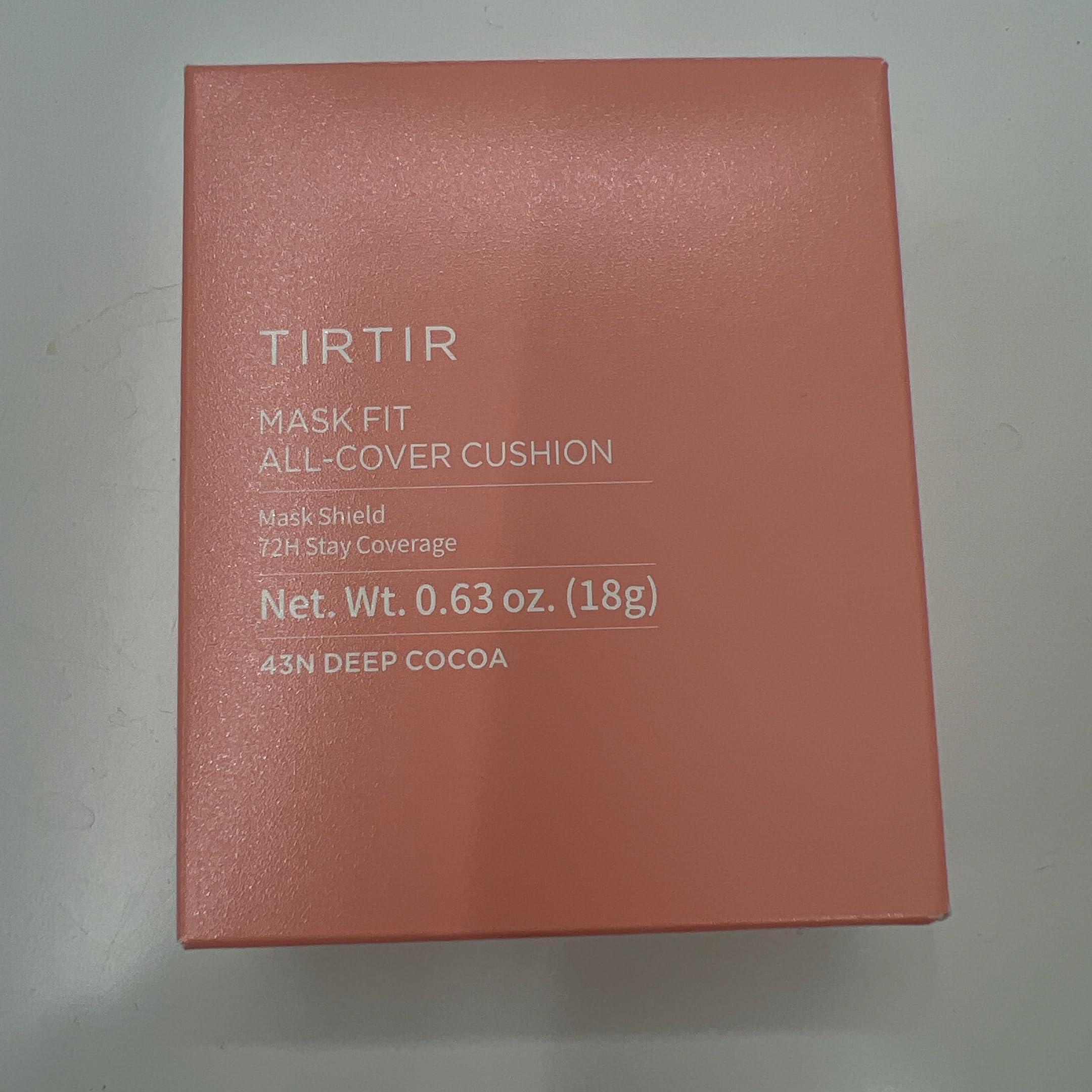 Foto 8 pulgar | Mascarilla Tirtir De Cushion Foundation, Para Todas Las Fundas, Rosa #43n, Color Cacao Oscuro - Venta Internacional.