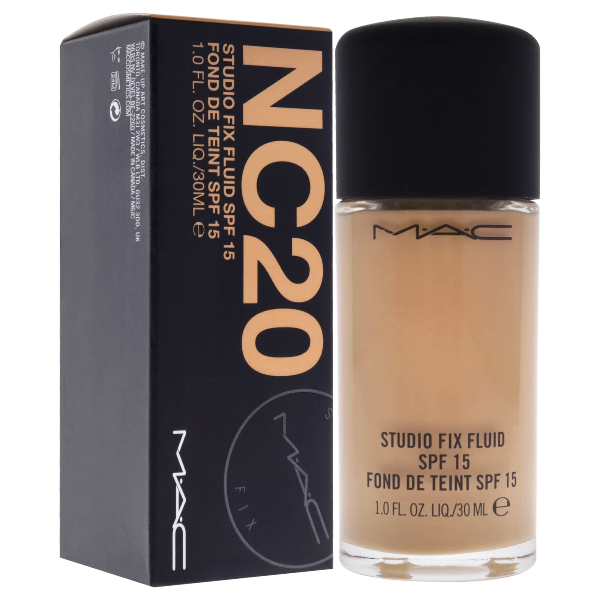 Foto 4 pulgar | Foundation Mac Studio Fix Fluid Spf 15 Nc20, Transparente - Venta Internacional.