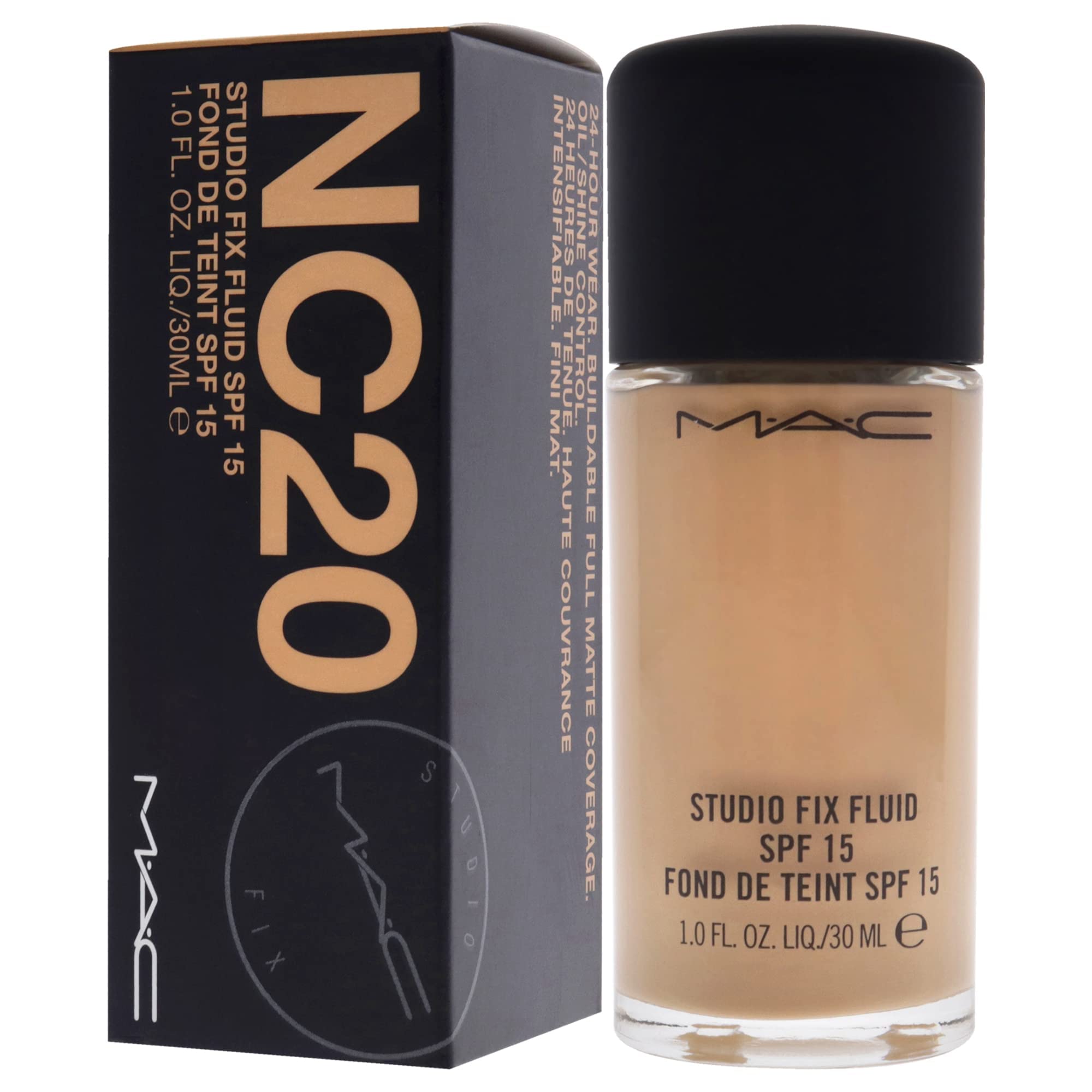 Foto 5 pulgar | Foundation Mac Studio Fix Fluid Spf 15 Nc20, Transparente - Venta Internacional.