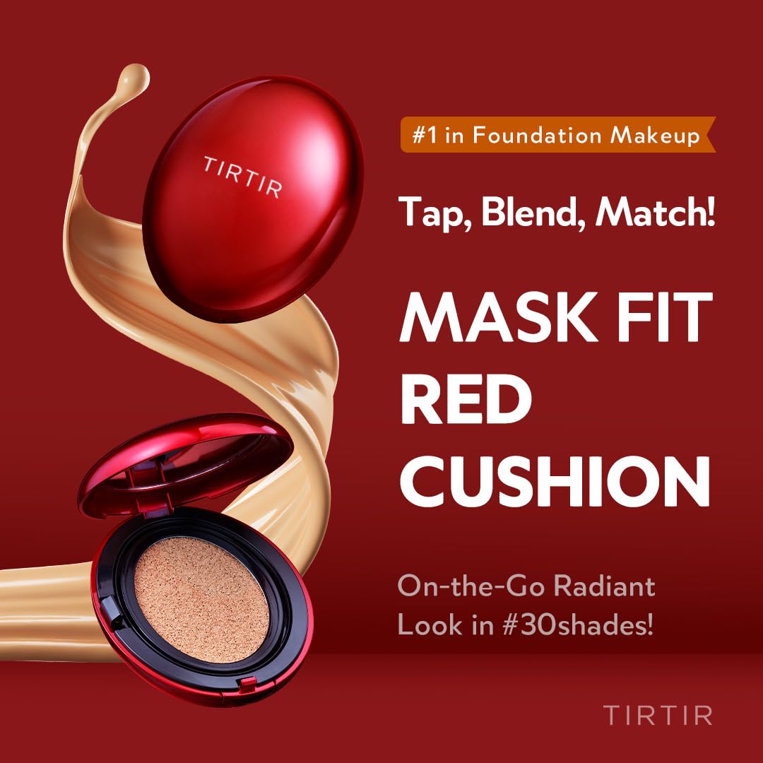 Foto 3 pulgar | Mascarilla Tirtir De Cushion Foundation, Color Rojo, Cobertura Total, 4 Ml, #13w - Venta Internacional.