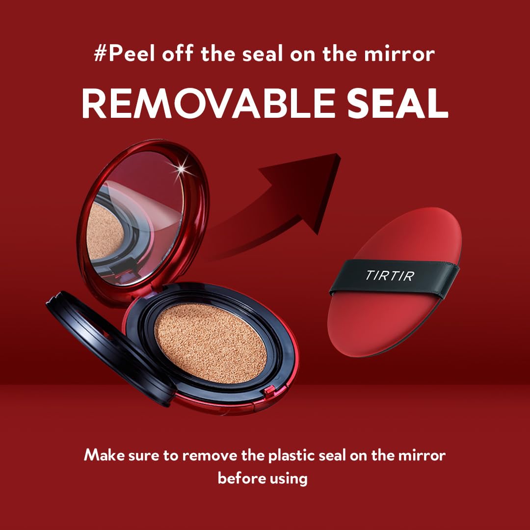 Foto 6 pulgar | Mascarilla Tirtir De Cushion Foundation, Color Rojo, Cobertura Total, 4 Ml, #13w - Venta Internacional.