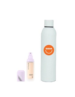 Foto 1 | Base De Maquillaje Líquida Maybelline Super Stay Lumi 111 + Termo De Agua De Regalo Güish