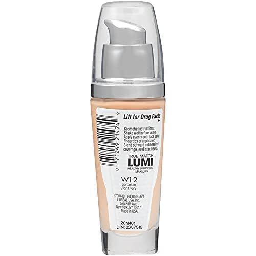 Foto 4 pulgar | Maquillaje L'oreal Paris True Match Lumi Healthy W1-2 Porcelain - Venta Internacional.
