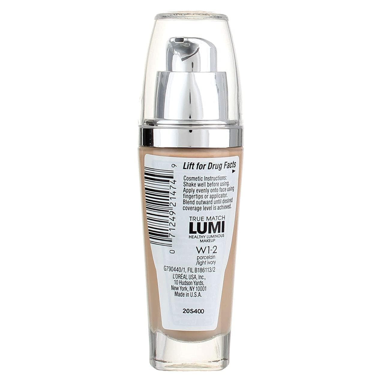 Foto 7 pulgar | Maquillaje L'oreal Paris True Match Lumi Healthy W1-2 Porcelain - Venta Internacional.