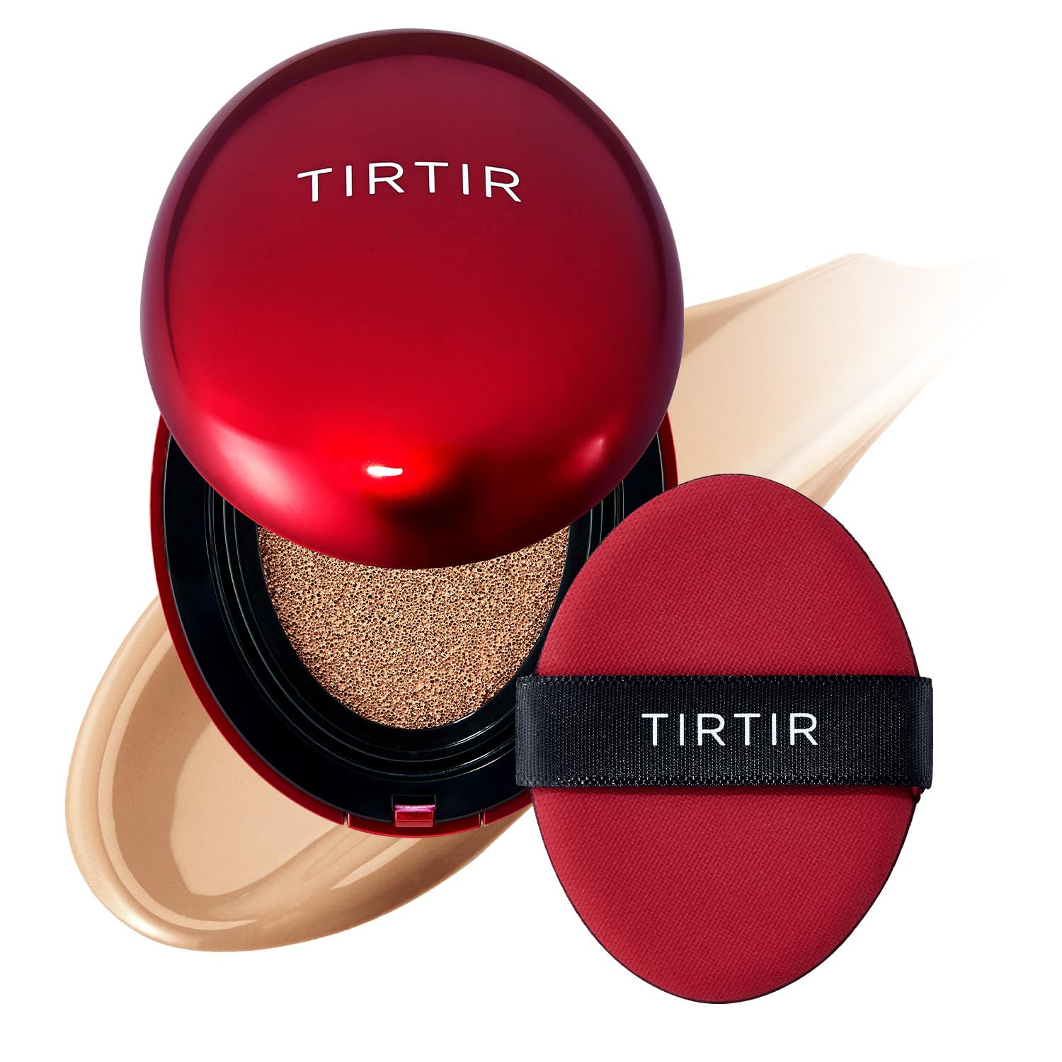 Mascarilla Tirtir De Cushion Foundation, Color Rojo 33n, Macchiato, 18 Ml - Venta Internacional.