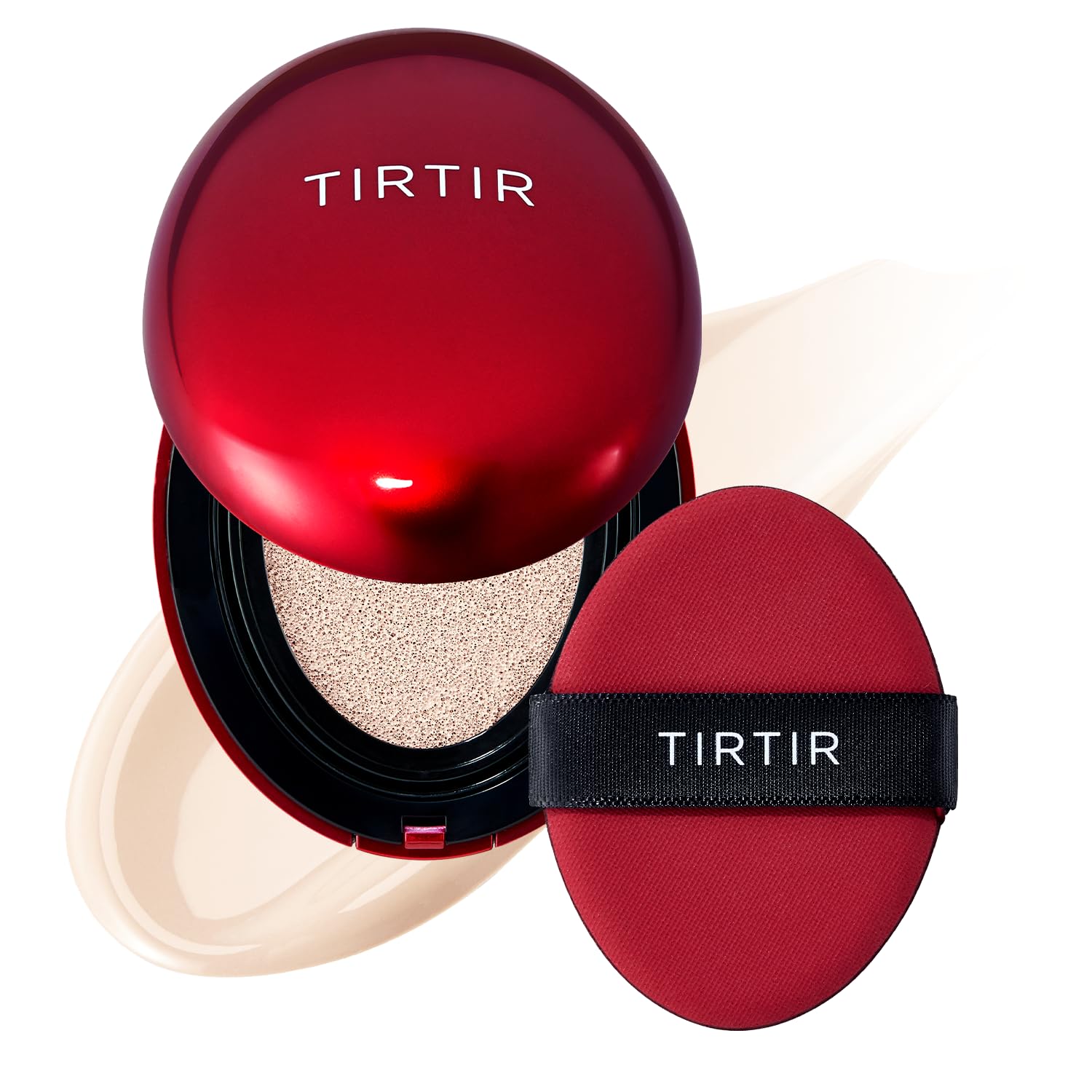 Mascarilla Tirtir De Cushion Foundation, Color Rojo, Cobertura Total, 4 Ml, #10c - Venta Internacional.