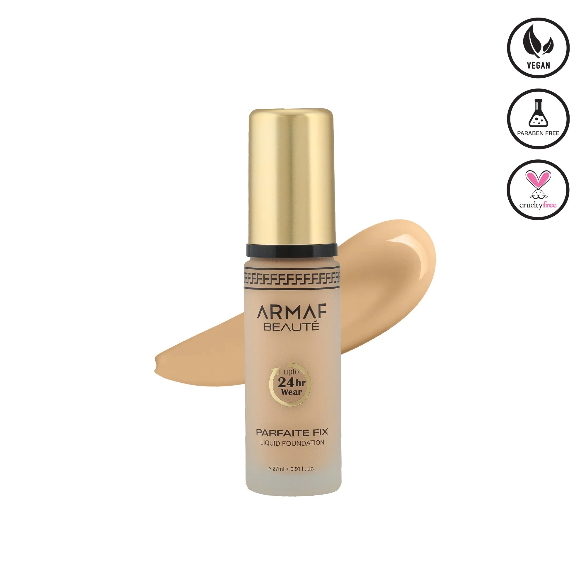 Foto 3 pulgar | Armaf Beauté Parfaite Fix Liquid Foundation 04 Beige