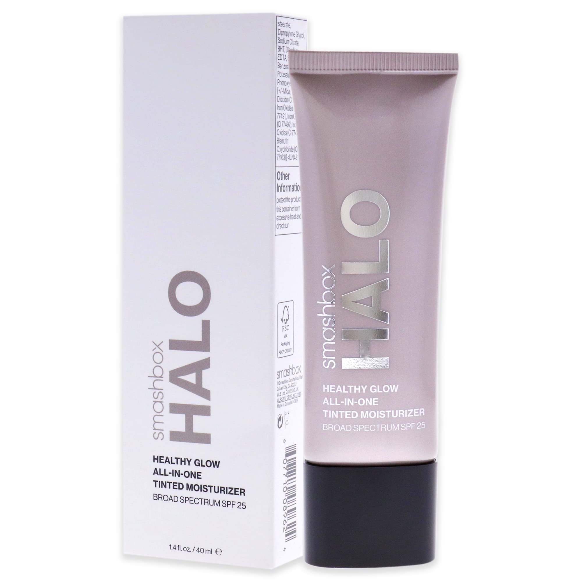 Foto 5 pulgar | Crema Hidratante Con Color Smashbox Halo Healthy Glow Spf 25 40 Ml X2 - Venta Internacional.