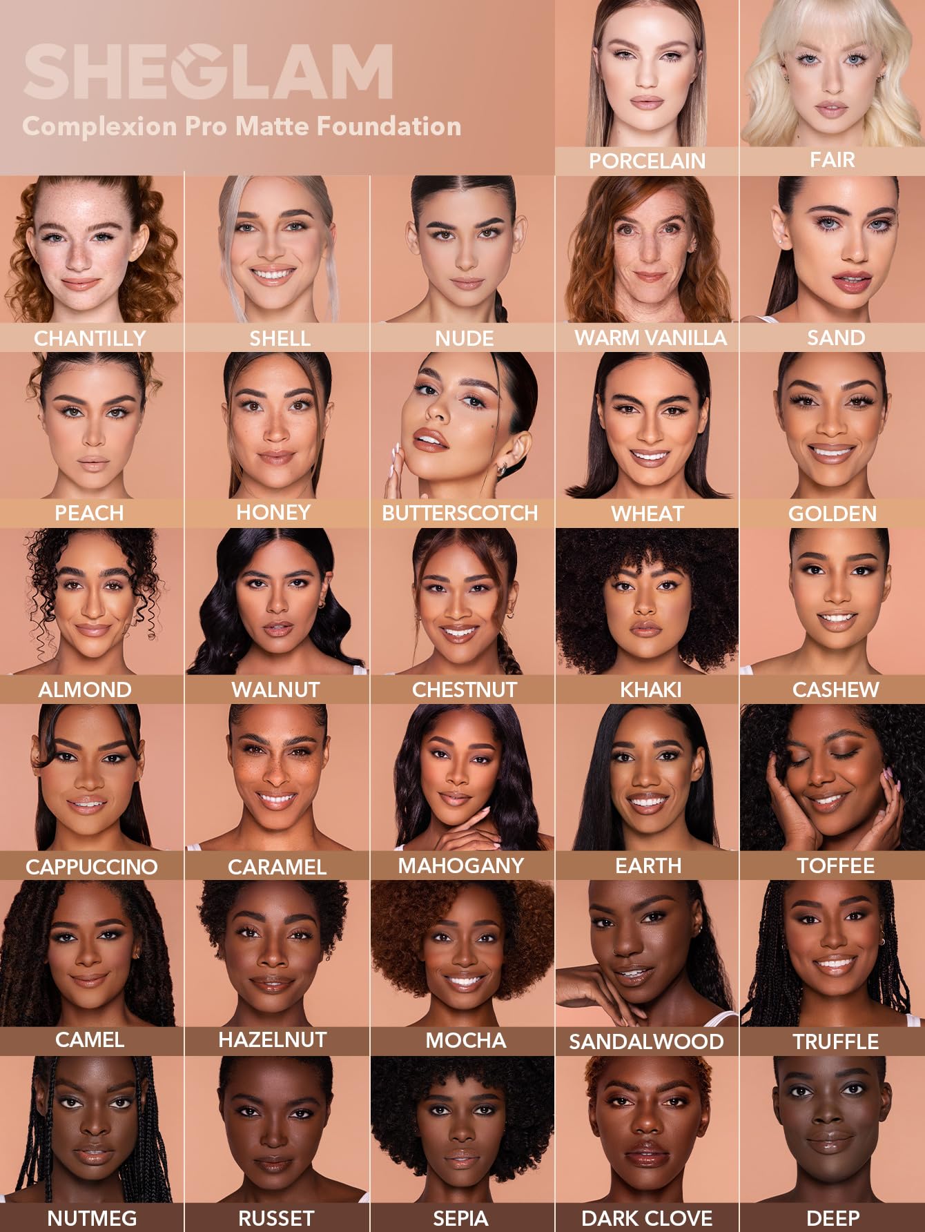 Foto 7 pulgar | Base Sheglam Complexion Pro Caramelo De Larga Duración - Venta Internacional.