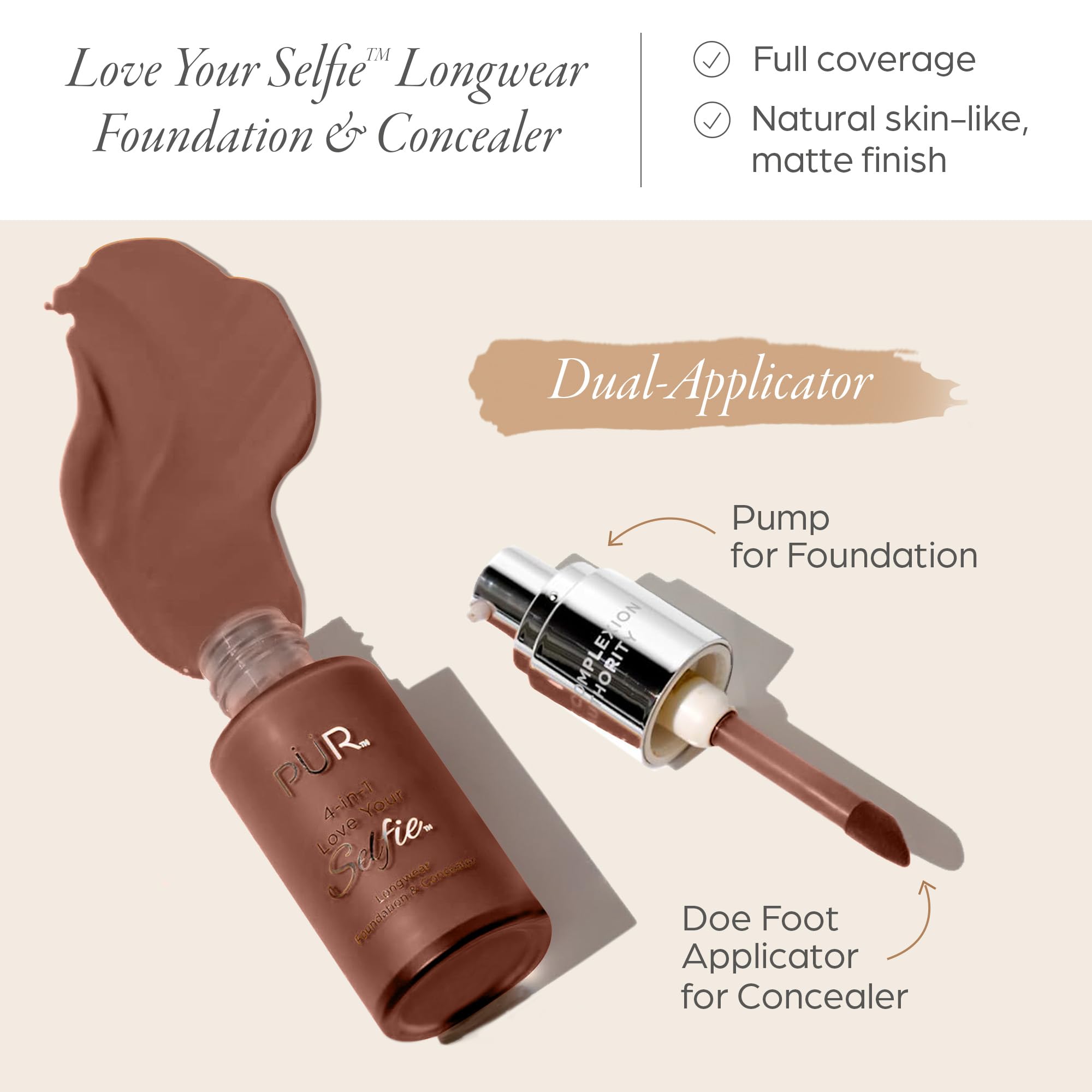 Foto 2 | Base Y Corrector Pür Minerals Love Your Selfie 4 En 1 - Venta Internacional.