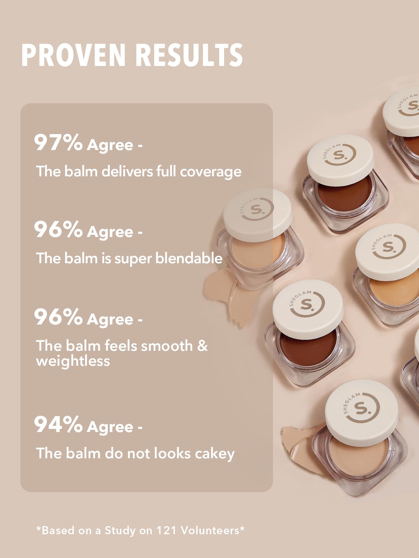 Foto 8 pulgar | Crema Hidratante Foundation Balm Sheglam De Cobertura Total - Venta Internacional.