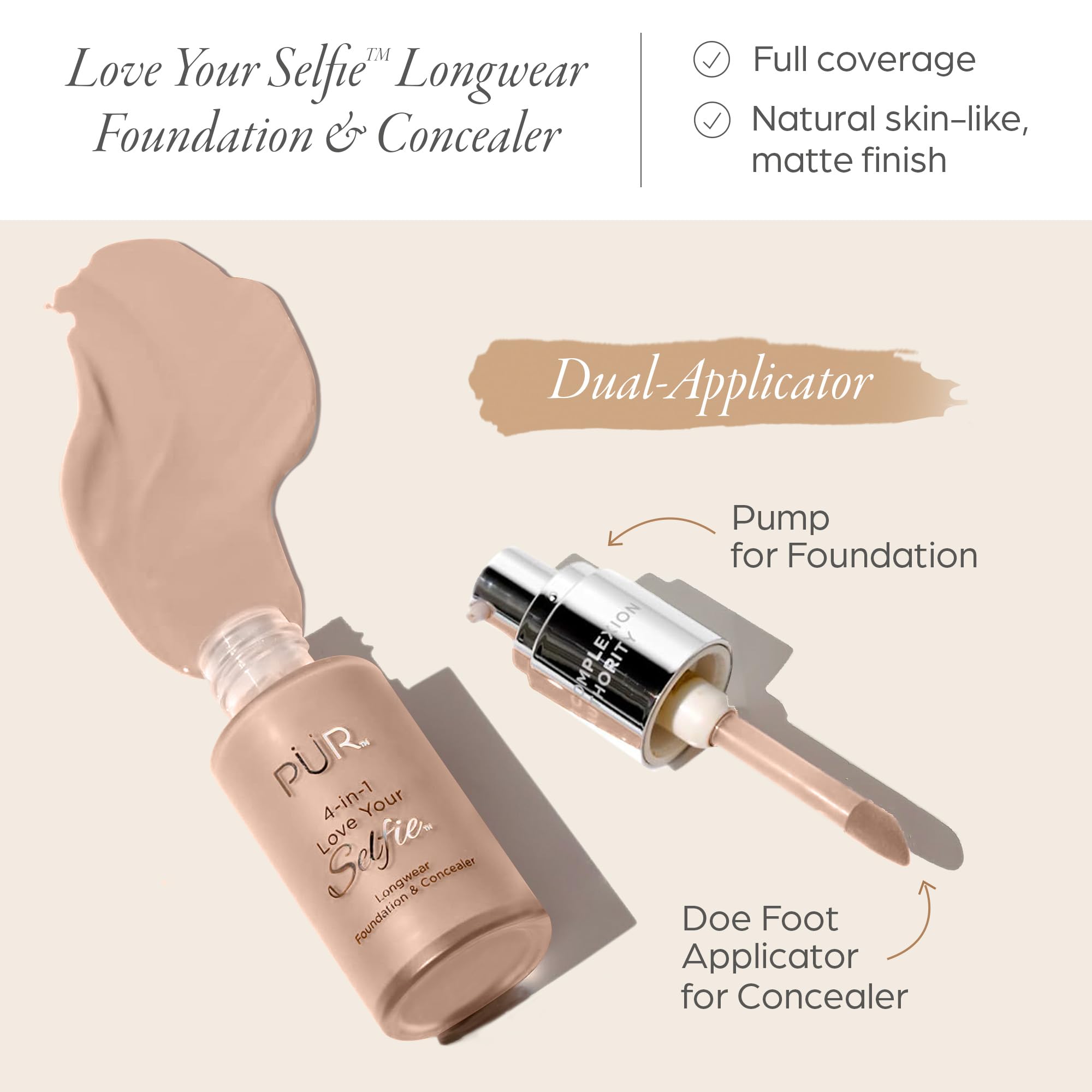 Foto 3 pulgar | Base Y Corrector Pür Minerals Love Your Selfie 4 En 1 - Venta Internacional.