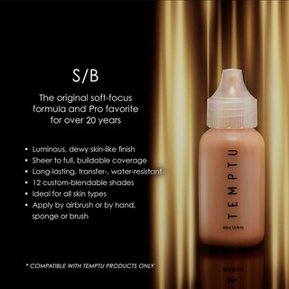 Foto 2 | Base De Maquillaje Para Aerógrafo Temptu S/b A Base De Silicona, 7 Ml X 12 - Venta Internacional.