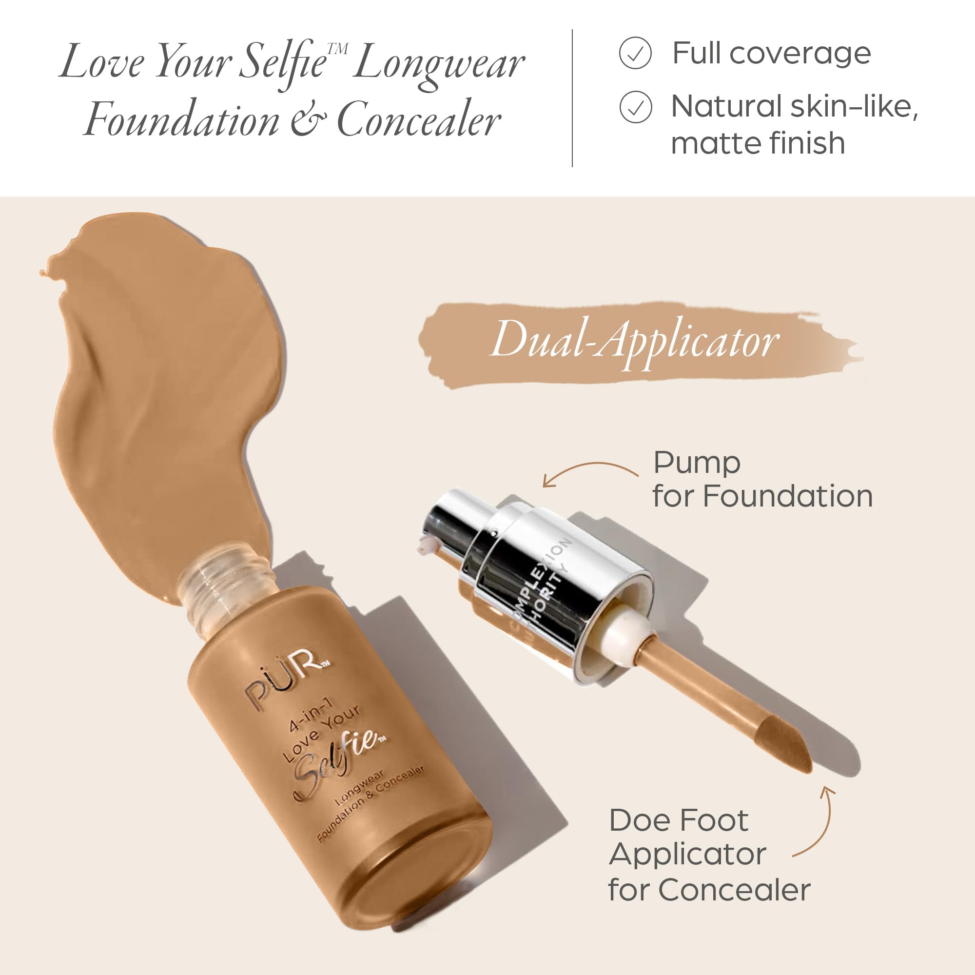 Foto 3 pulgar | Base Y Corrector Pür Minerals Love Your Selfie 4 En 1 - Venta Internacional.