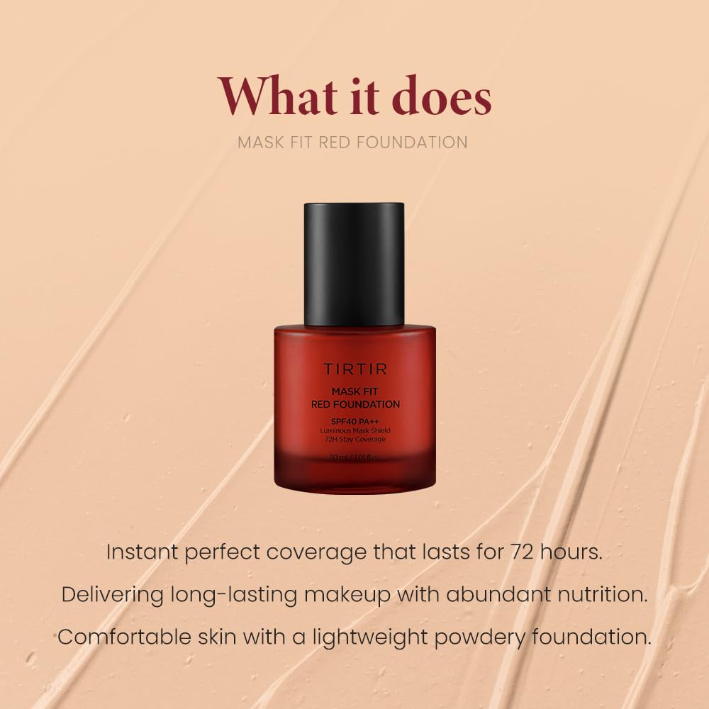 Foto 3 | Máscara Foundation Tirtir Fit Red High Coverage 17, Porcelana - Venta Internacional.