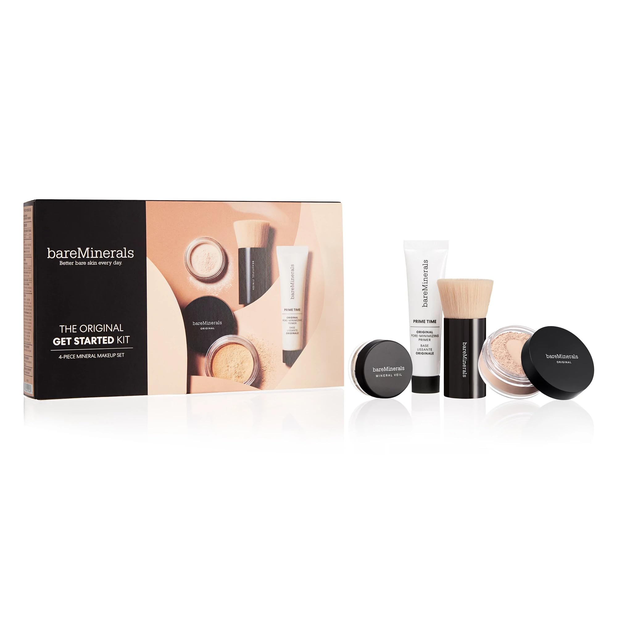 Kit De Inicio De Maquillaje Bareminerals Original Con Prebase Y Brocha - Venta Internacional.