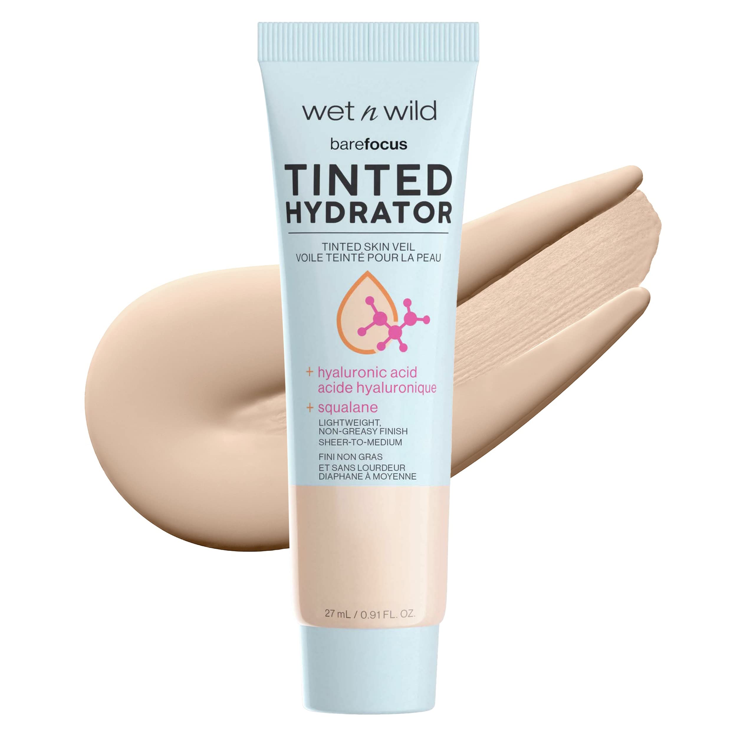 Hidratador Tintado Wet N Wild Bare Focus Matte Light Medium - Venta Internacional.