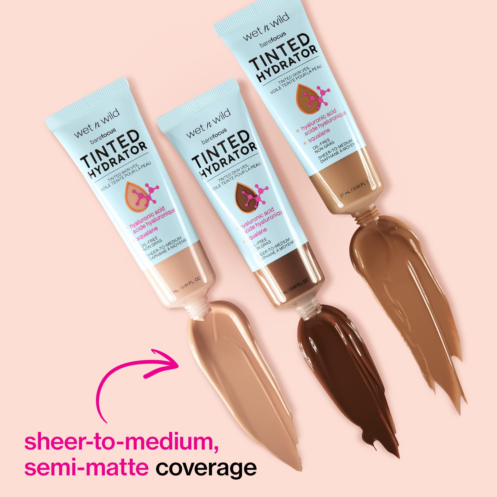 Foto 4 pulgar | Hidratador Tintado Wet N Wild Bare Focus Matte Light Medium - Venta Internacional.