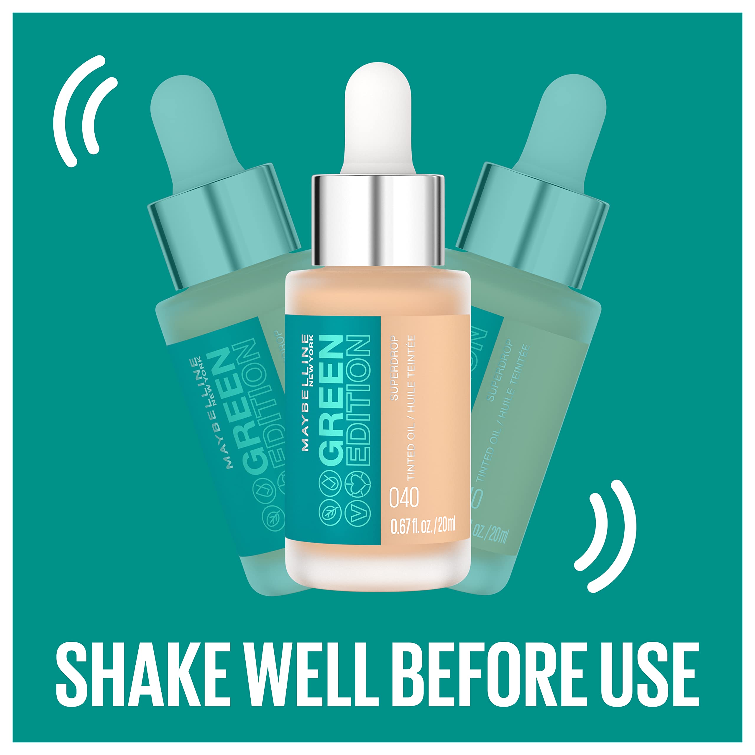 Foto 8 pulgar | Base De Aceite Teñido Superdrop De Makeup Maybelline Green Edition, 80 Ml - Venta Internacional.