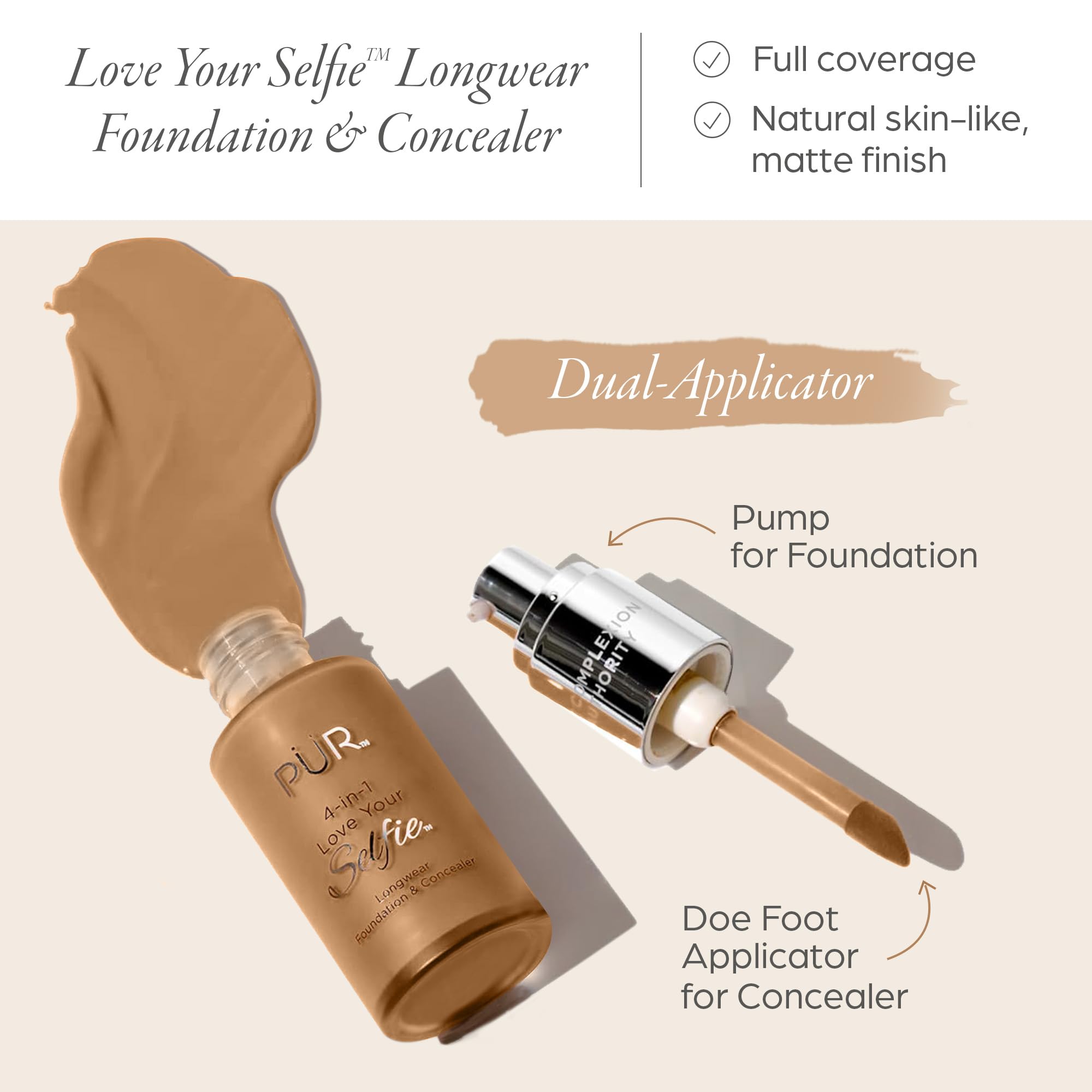 Foto 3 pulgar | Base Y Corrector Pür Minerals Love Your Selfie 4 En 1 - Venta Internacional.
