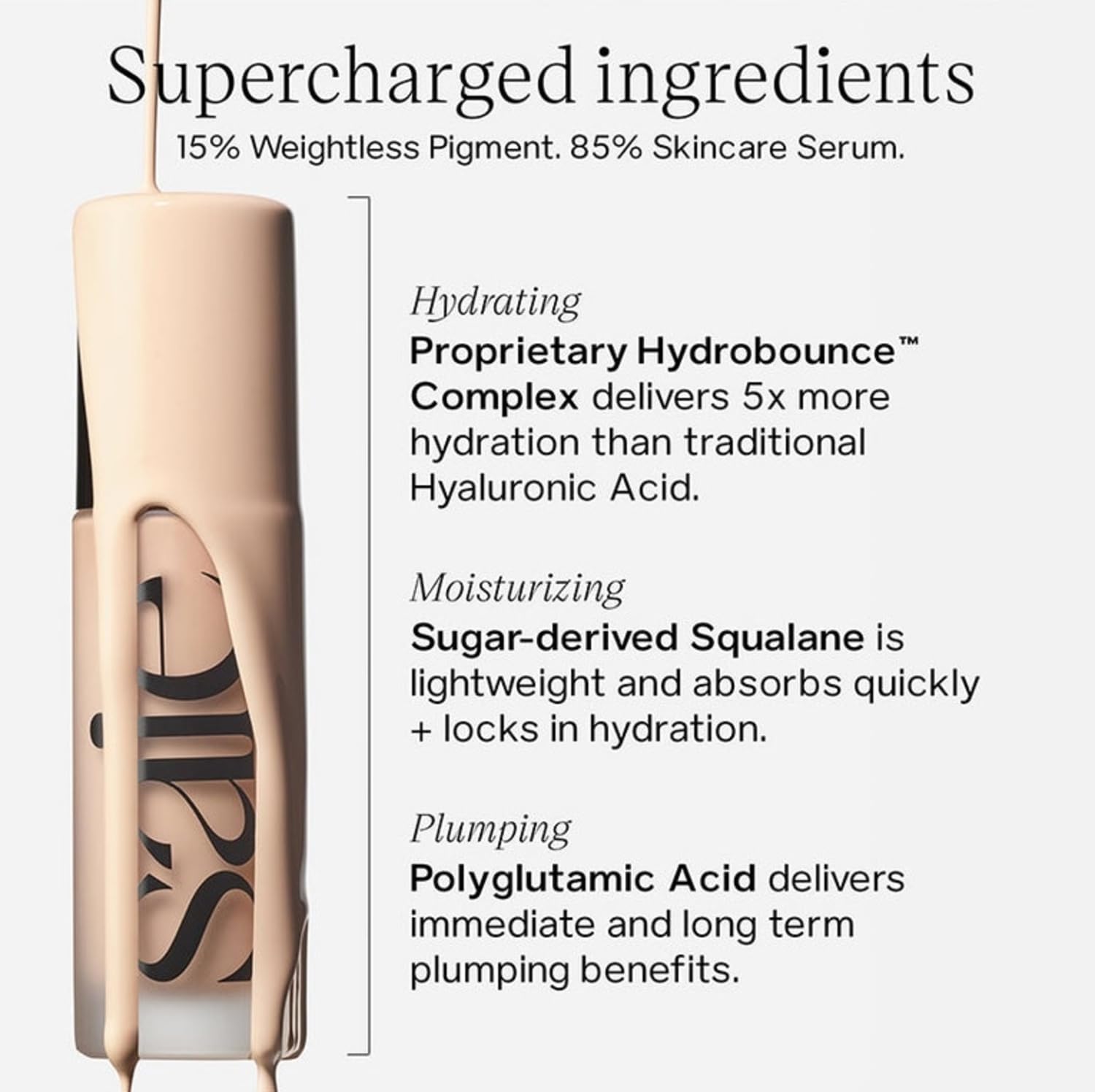 Foto 5 pulgar | Base Líquida Saie Glowy Super Skin Tint, 30 Ml, Tono 19 - Venta Internacional.