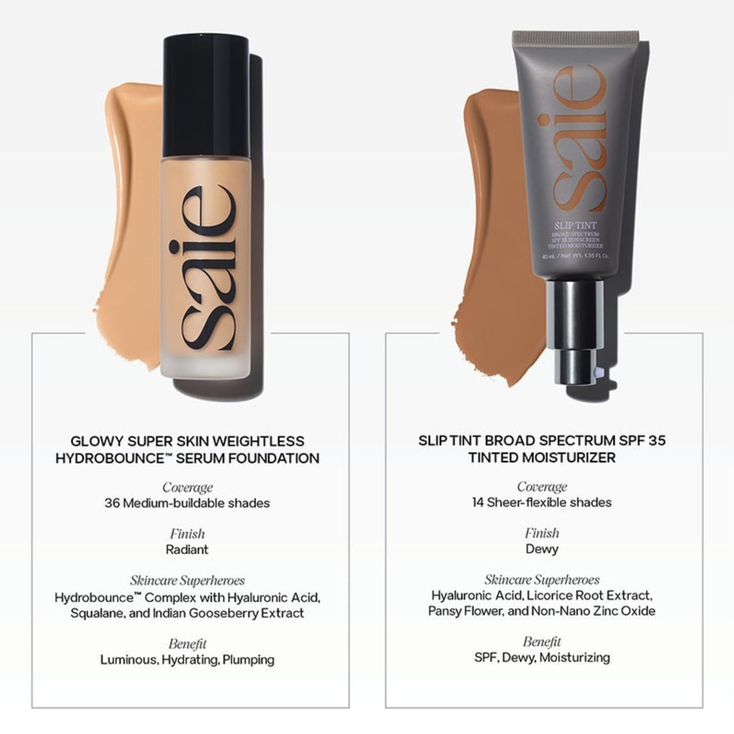 Foto 7 pulgar | Base Líquida Saie Glowy Super Skin Tint, 30 Ml, Tono 19 - Venta Internacional.