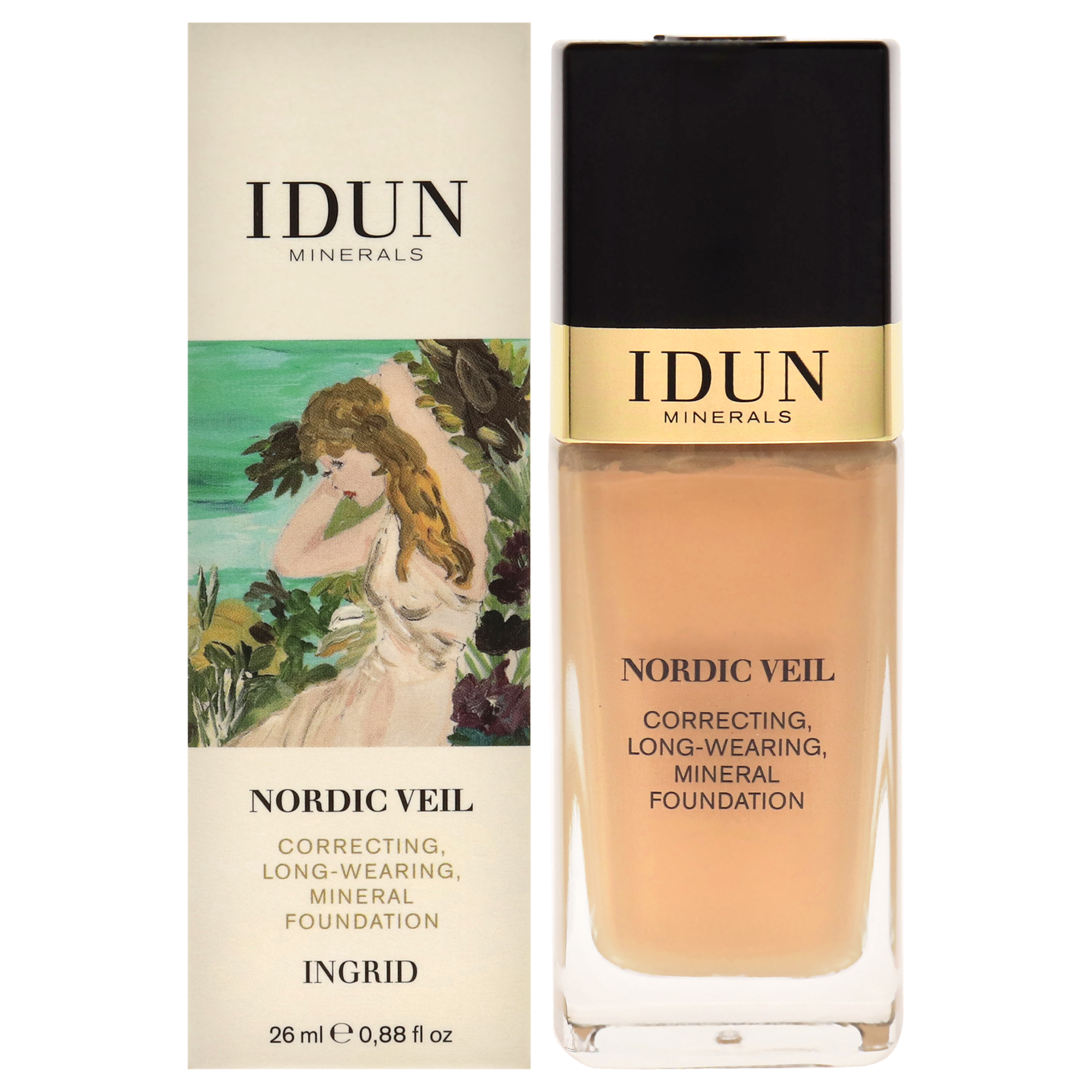 Foto 2 pulgar | Base De Maquillaje Líquida Idun Minerals Nordic Veil 312 Ingrid 25 Ml - Venta Internacional.