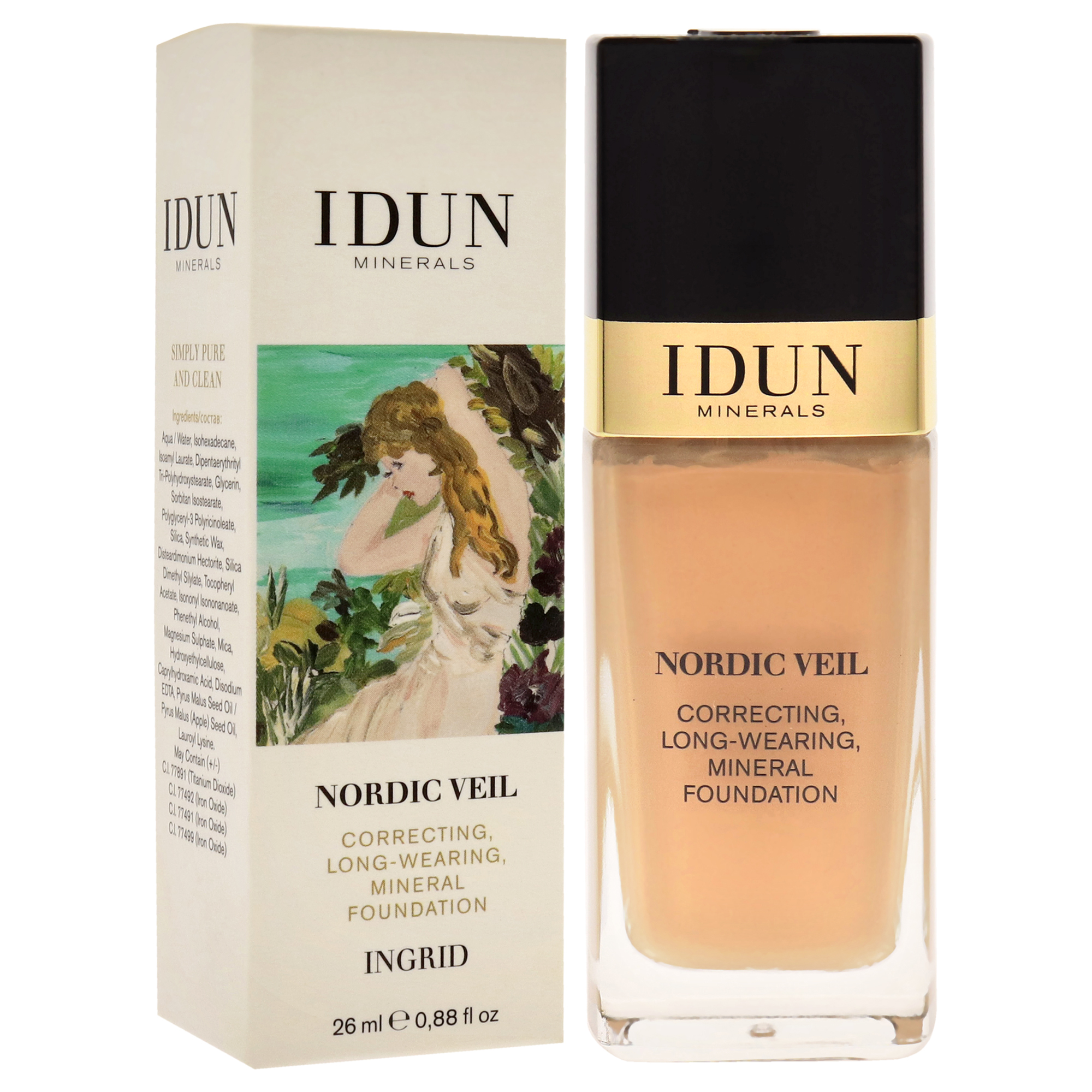 Foto 3 | Base De Maquillaje Líquida Idun Minerals Nordic Veil 312 Ingrid 25 Ml - Venta Internacional.