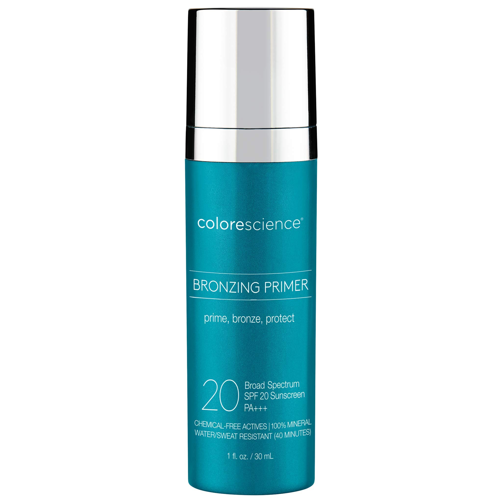 Primer Colorescience Bronceador Spf 20, 30 Ml, Resistente Al Agua - Venta Internacional.