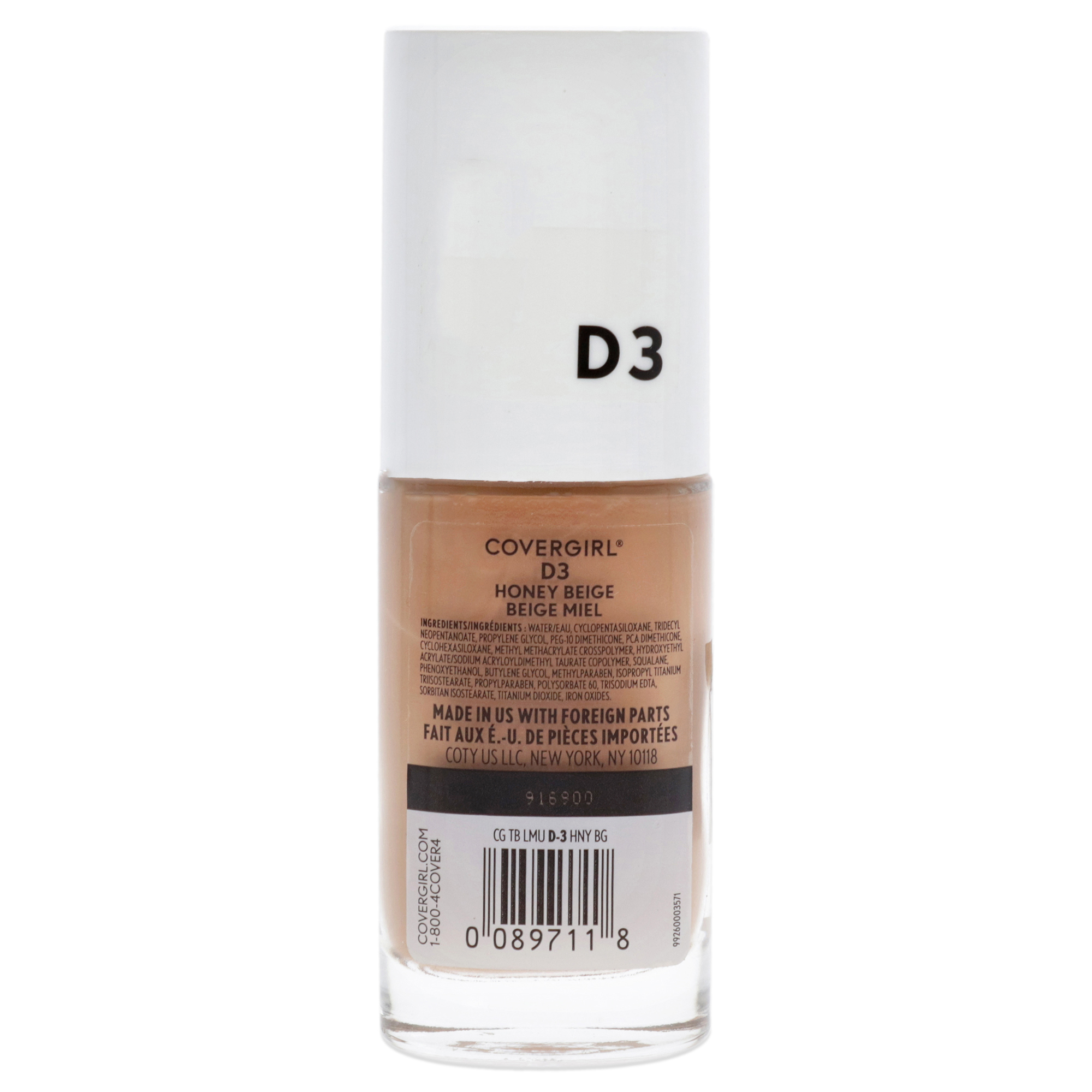 Foto 3 | Maquillaje Líquido Covergirl Trublend D3 Honey Beige - Venta Internacional.