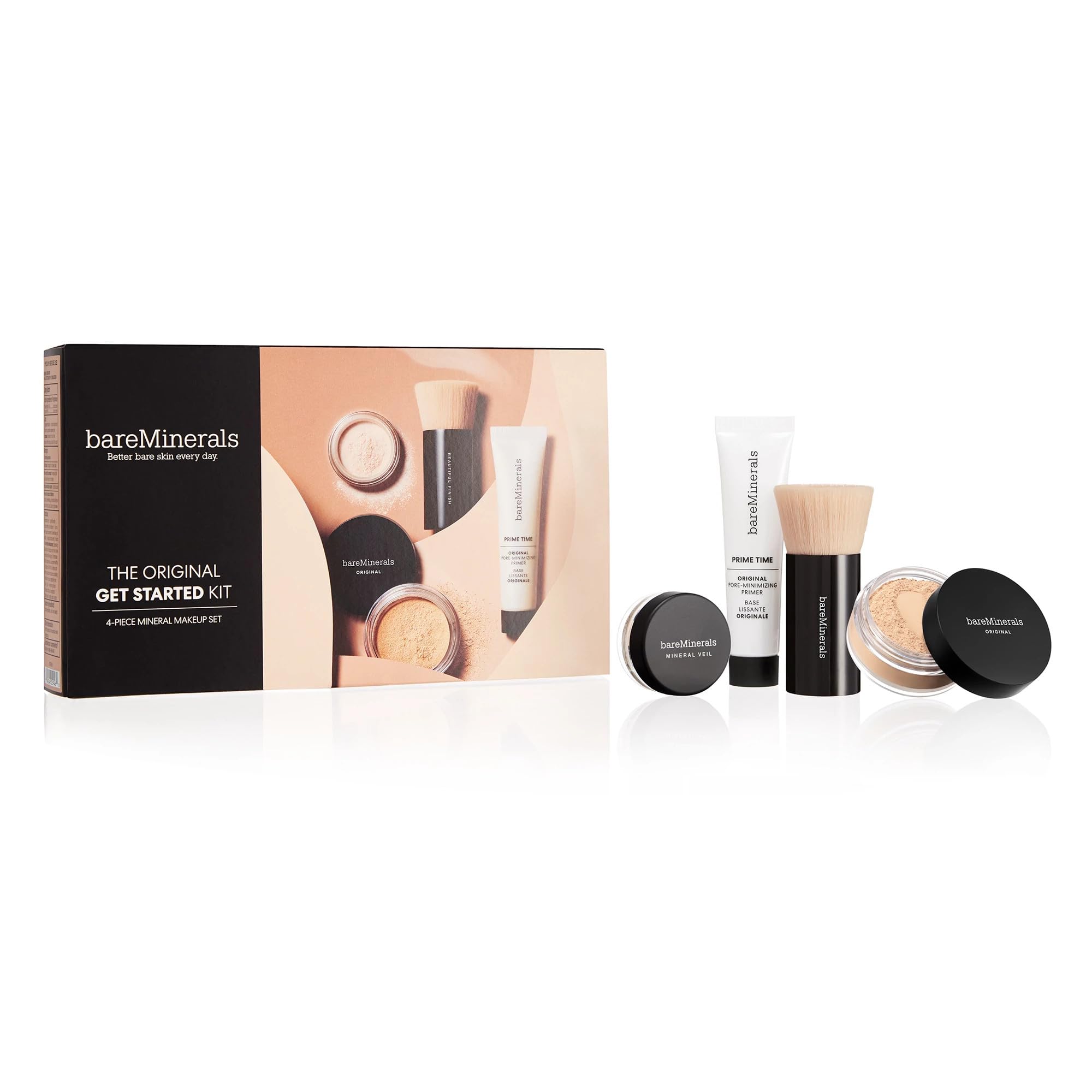 Kit De Inicio De Maquillaje Bareminerals Original Con Prebase Y Brocha - Venta Internacional.