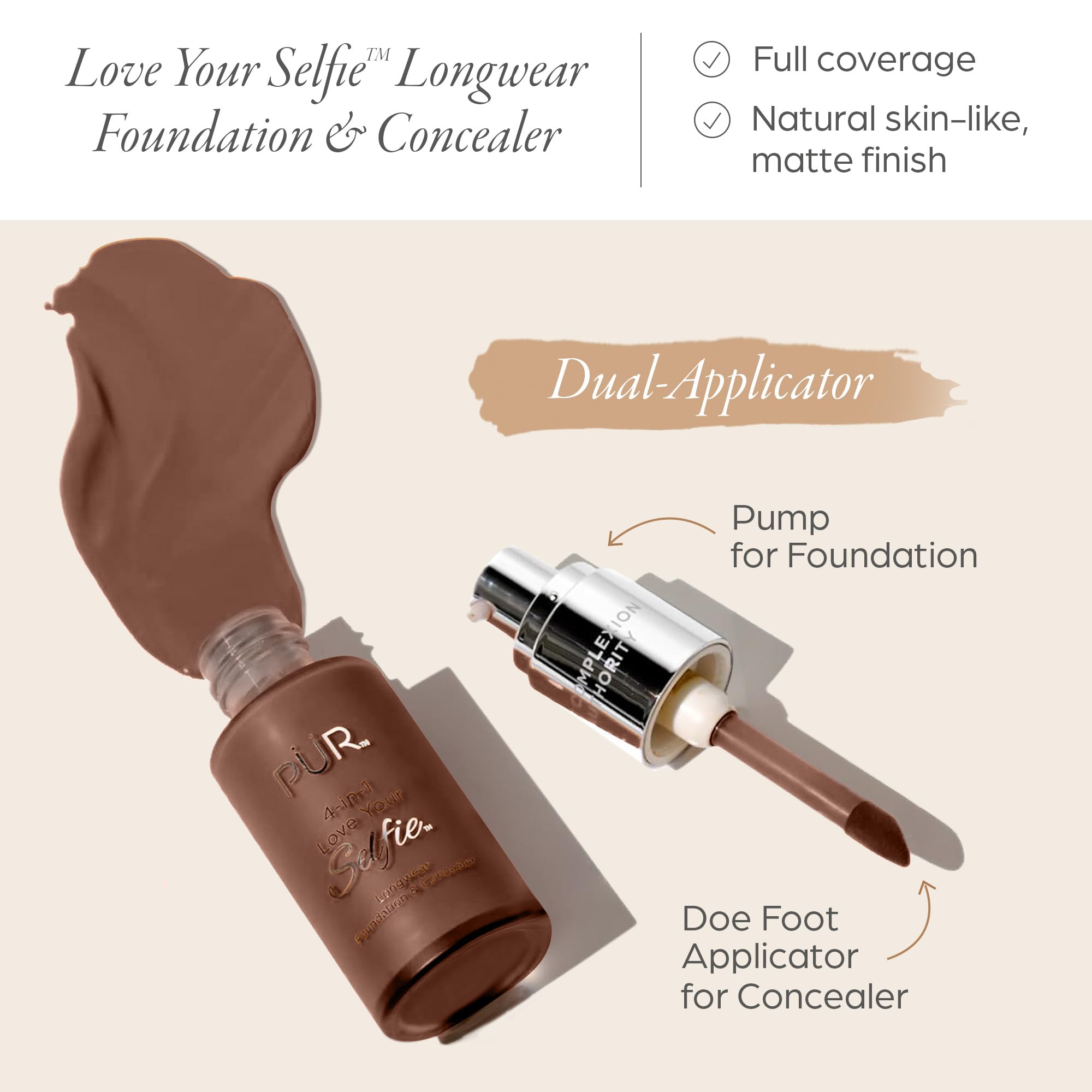 Foto 3 pulgar | Base Y Corrector Pür Minerals Love Your Selfie 4 En 1 - Venta Internacional.
