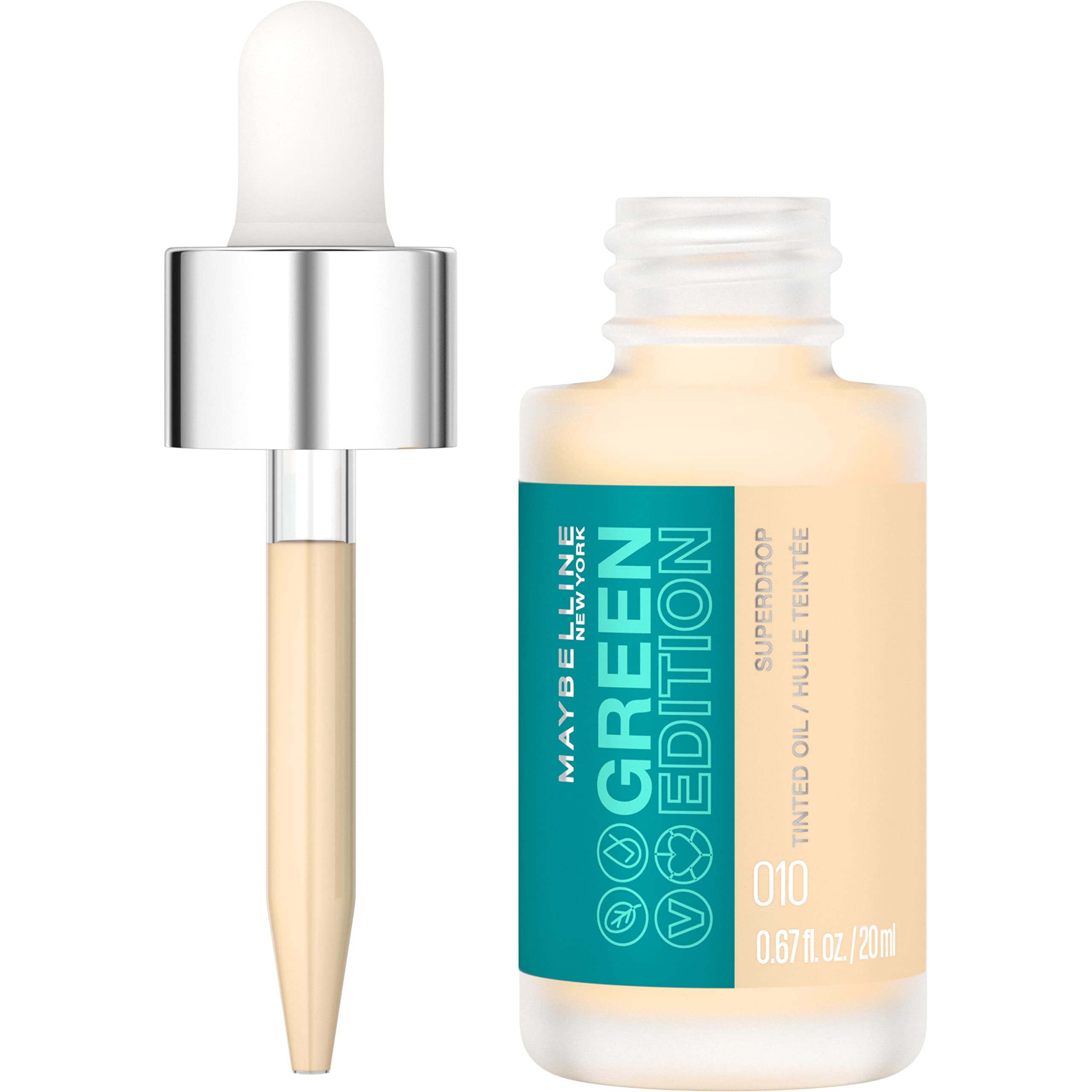 Foto 2 pulgar | Base De Aceite Teñida Superdrop De Makeup Maybelline Green Edition - Venta Internacional.