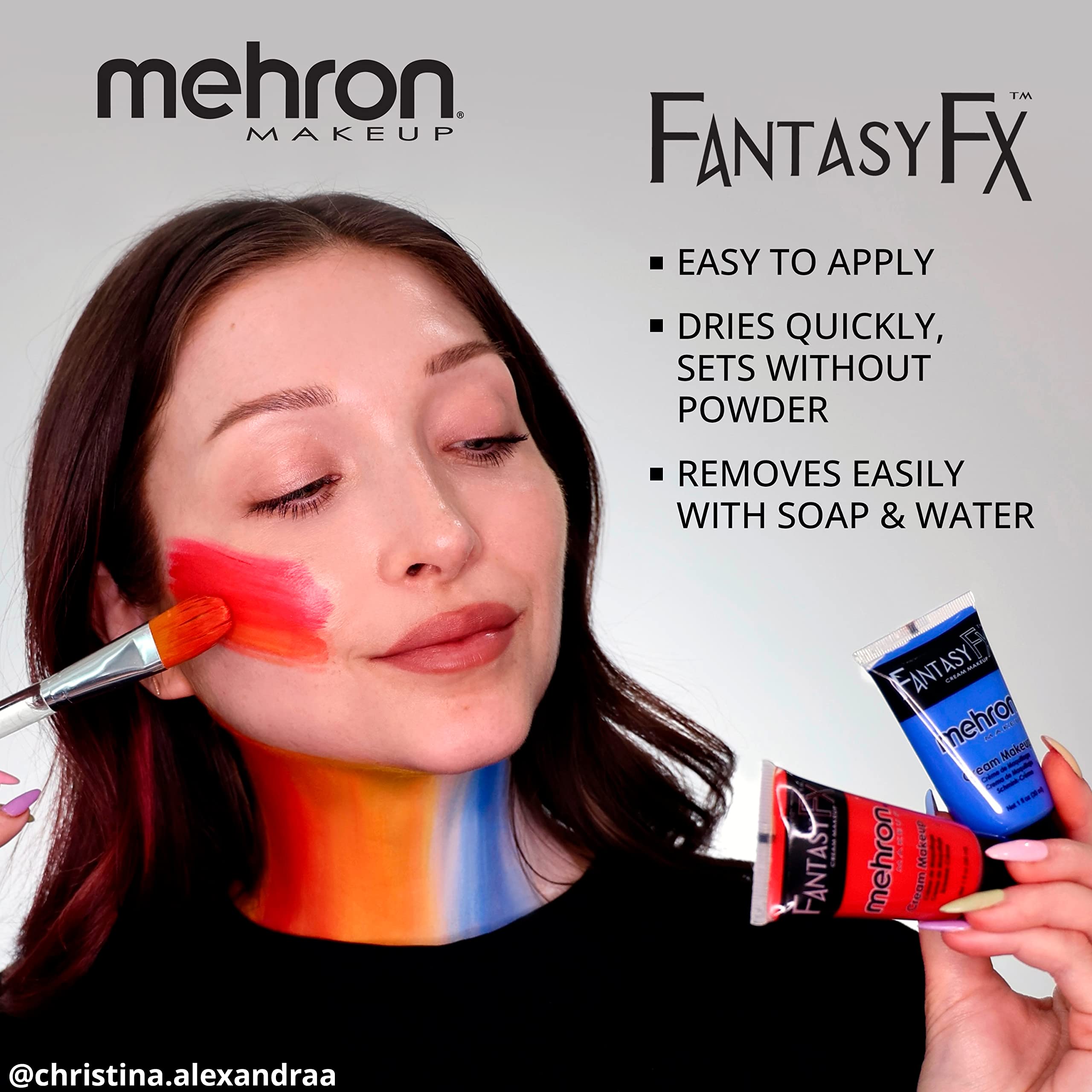 Foto 5 pulgar | Pintura Facial Y Corporal Mehron Makeup Fantasy Fx Yellow 30 Ml - Venta Internacional.