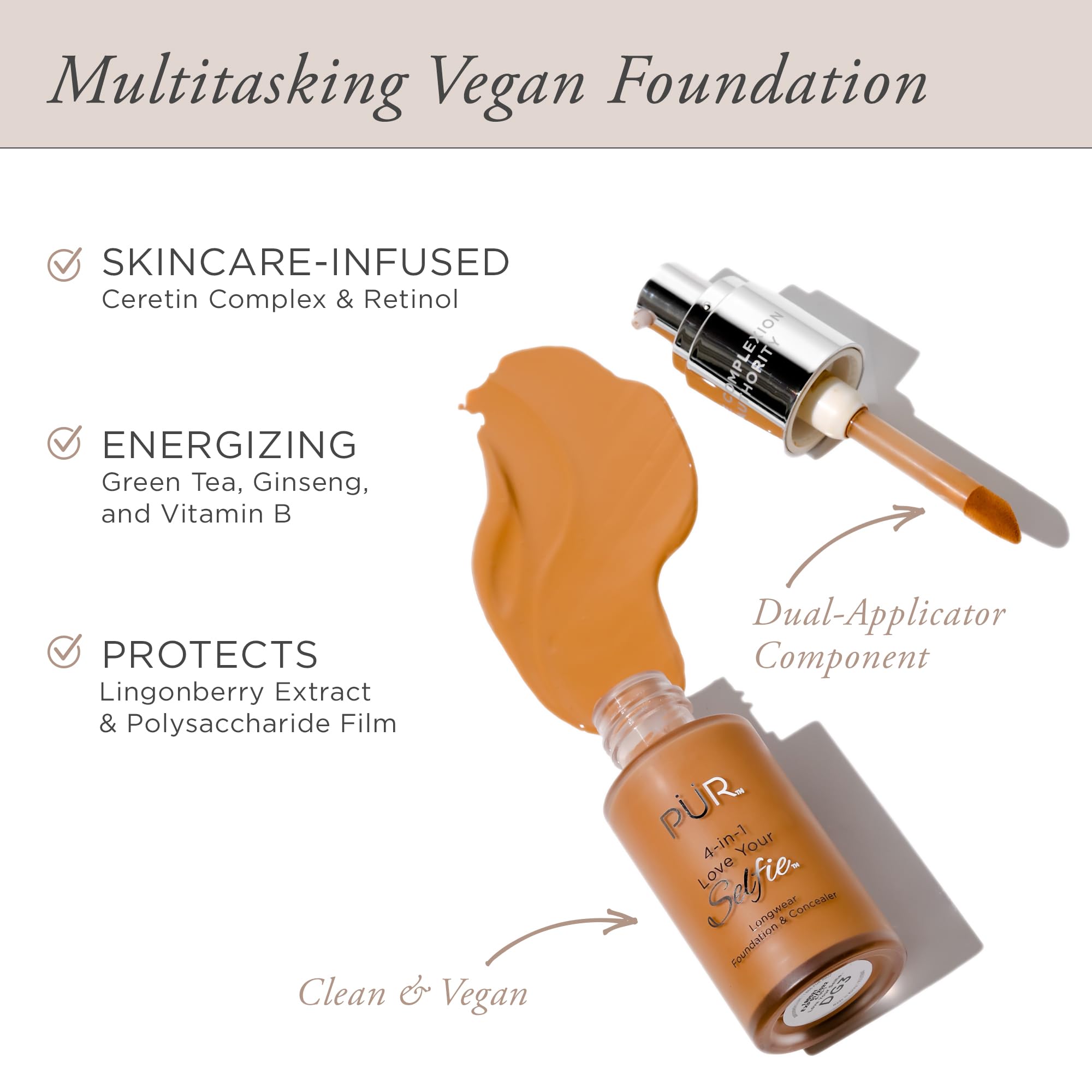Foto 4 pulgar | Base Y Corrector Pur Beauty Love Your Selfie 4 En 1 - Venta Internacional.
