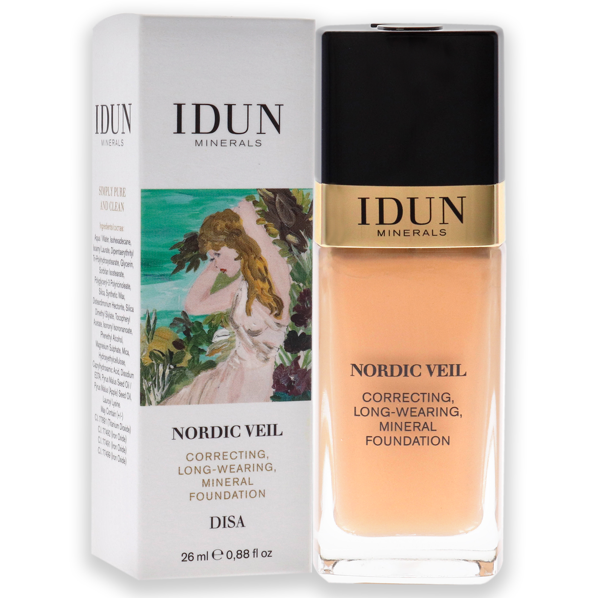 Foto 4 pulgar | Base De Maquillaje Líquida Idun Minerals Nordic Veil 307 26 Ml - Venta Internacional.