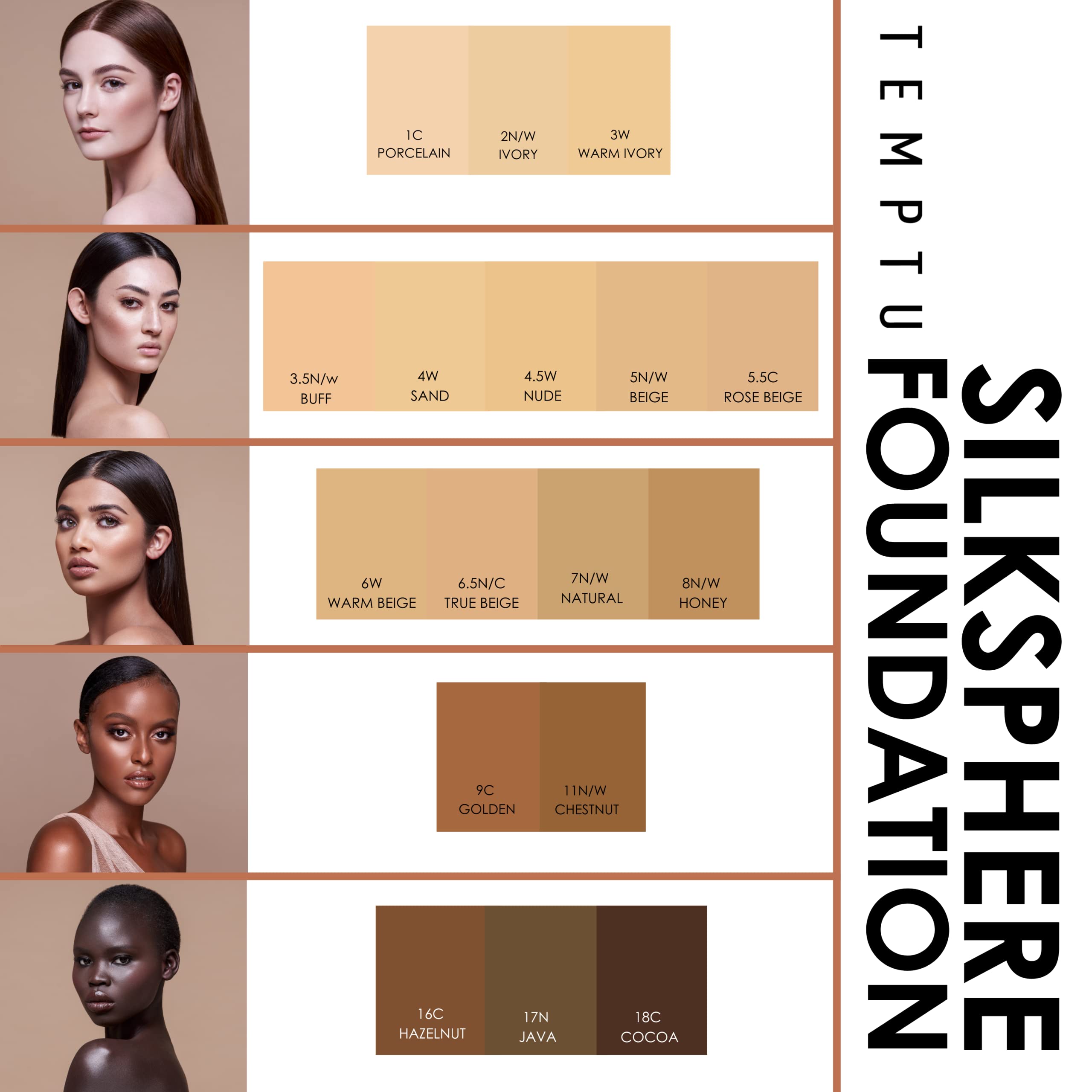 Foto 5 | Base De Maquillaje Para Aerógrafo Temptu Silksphere Warm Beige, 12 Ml - Venta Internacional.