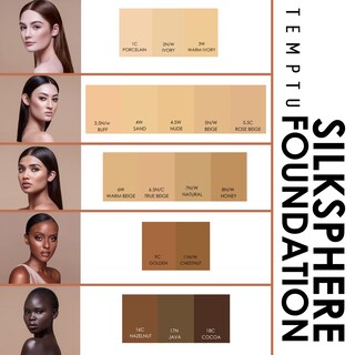 Foto 5 | Base De Maquillaje Para Aerógrafo Temptu Silksphere Warm Beige, 12 Ml - Venta Internacional.