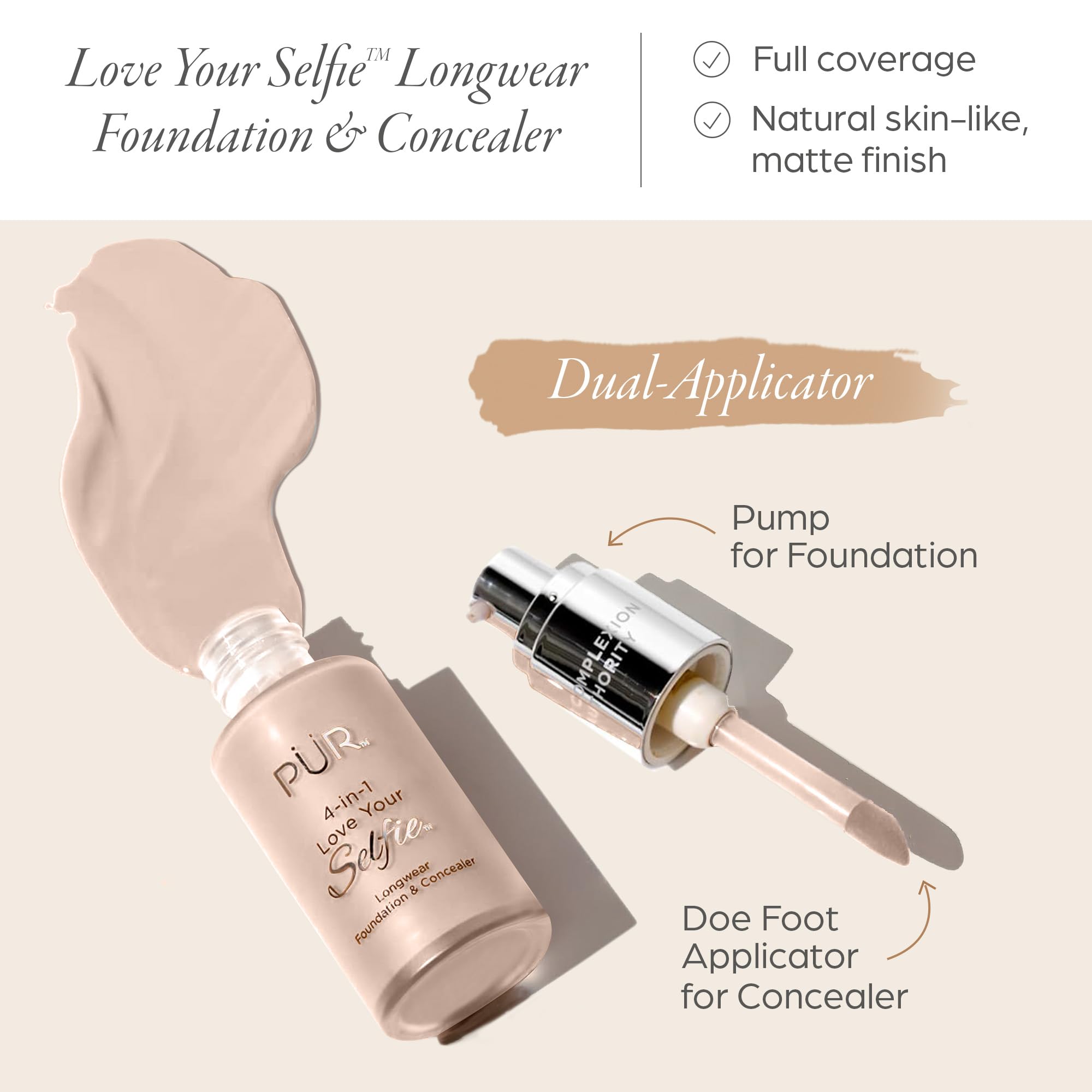 Foto 3 pulgar | Base Y Corrector Pür Minerals Love Your Selfie 4 En 1 - Venta Internacional.
