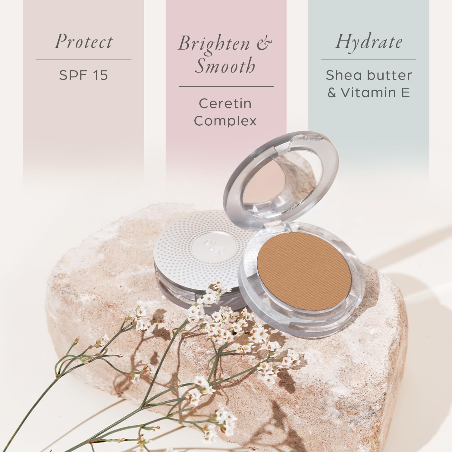 Foto 5 pulgar | Base De Maquillaje En Polvo Pur Beauty 4 En 1 Con Spf 15 Tan - Venta Internacional.