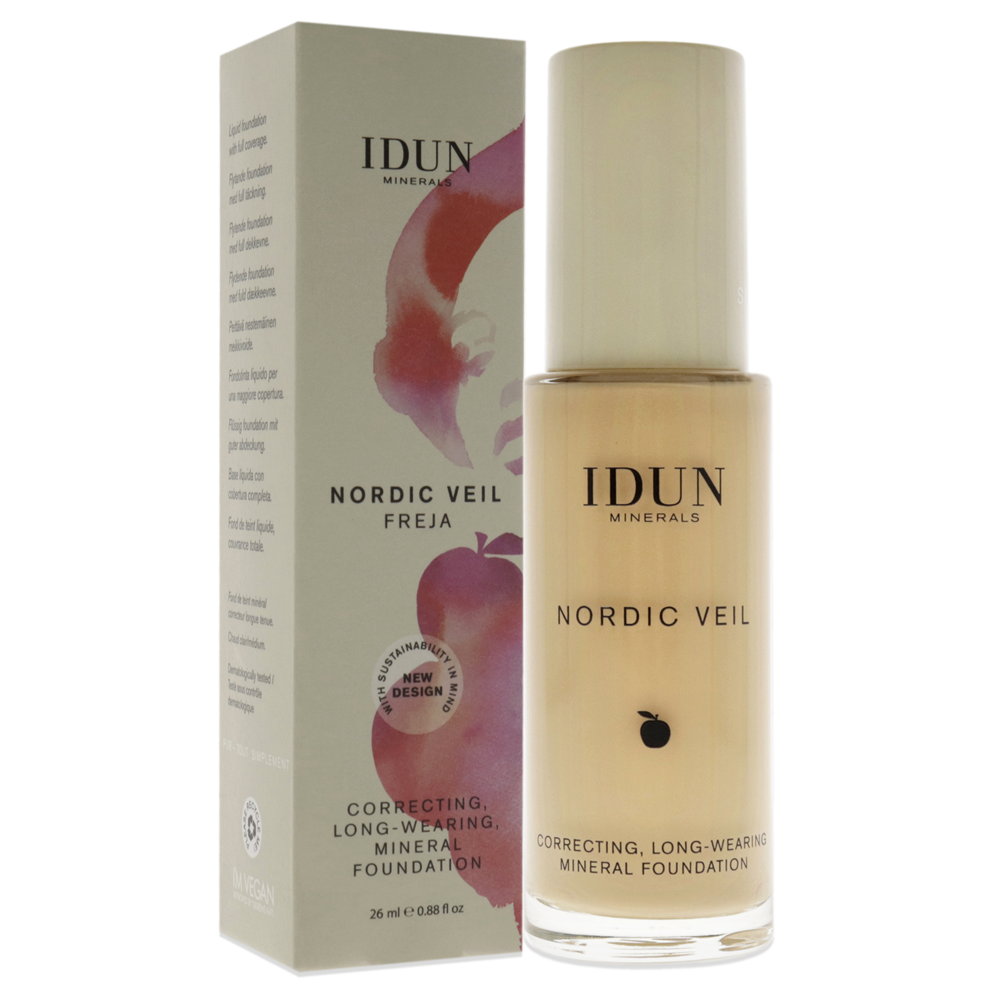 Foto 4 pulgar | Base De Maquillaje Líquida Idun Minerals Nordic Veil 306 Freja 26 Ml - Venta Internacional.