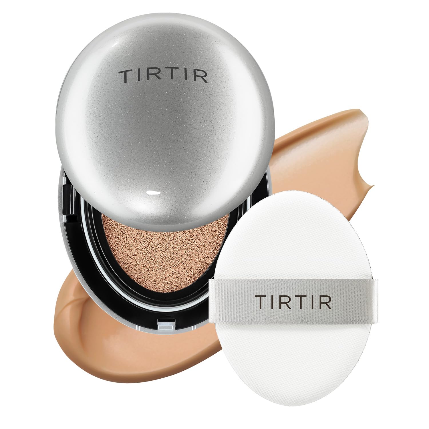 Cushion Foundation Tirtir Mask Fit Aura Silver #33c Hazel, 18 Ml - Venta Internacional.