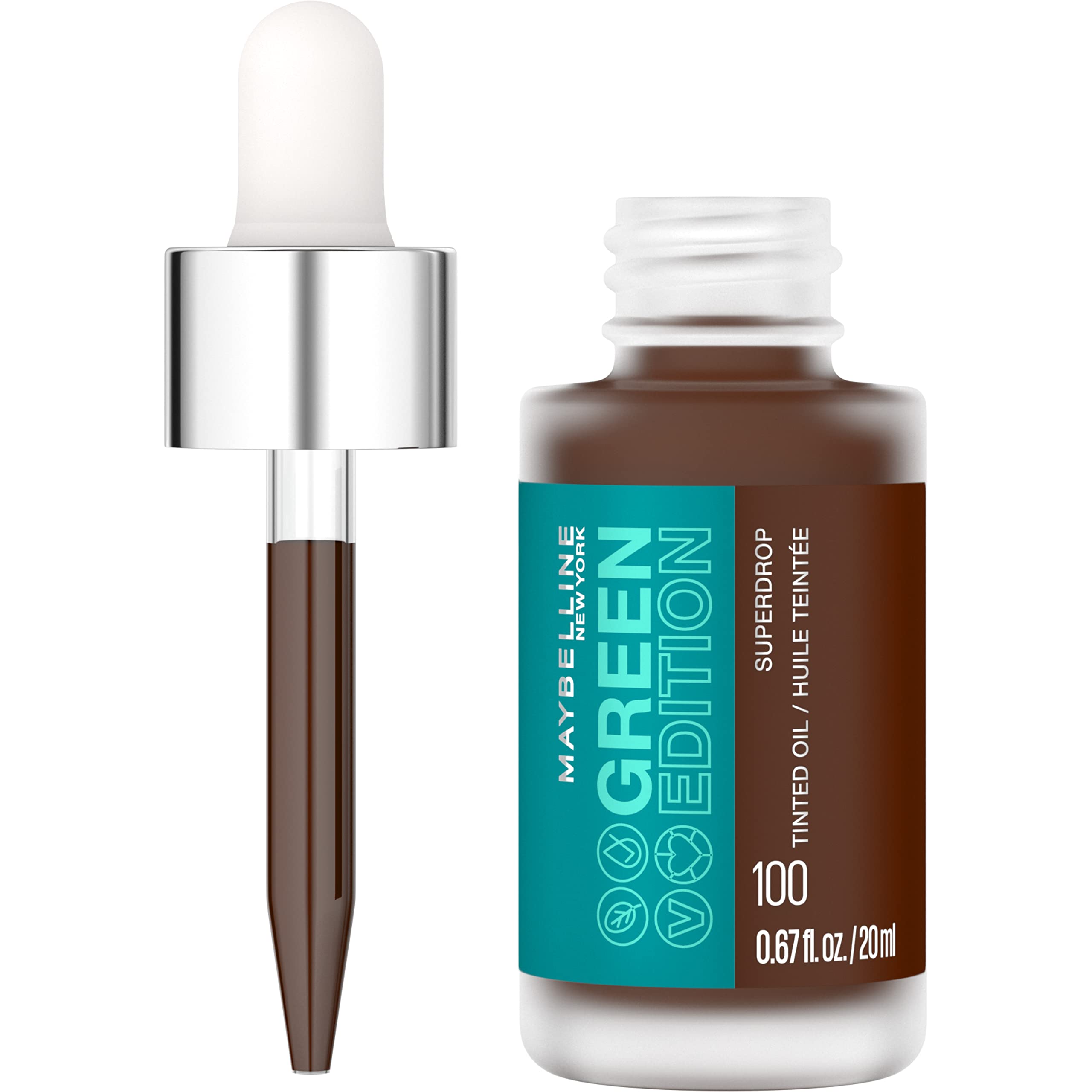 Foto 2 pulgar | Base De Aceite Teñida Superdrop De Makeup Maybelline Green Edition - Venta Internacional.