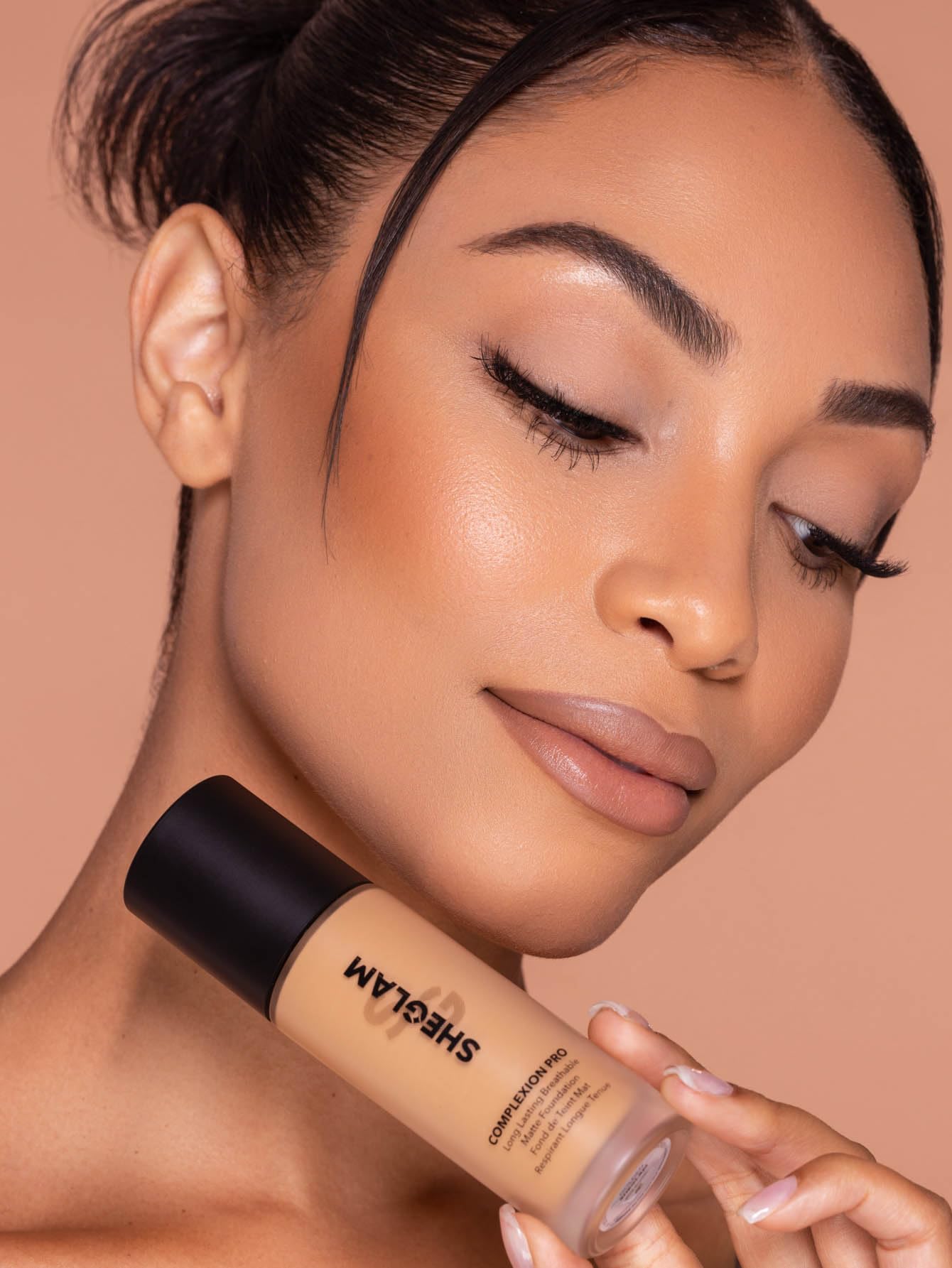 Foto 6 pulgar | Base De Maquillaje Sheglam Complexion Pro Dorada Mate De Larga Duración - Venta Internacional.