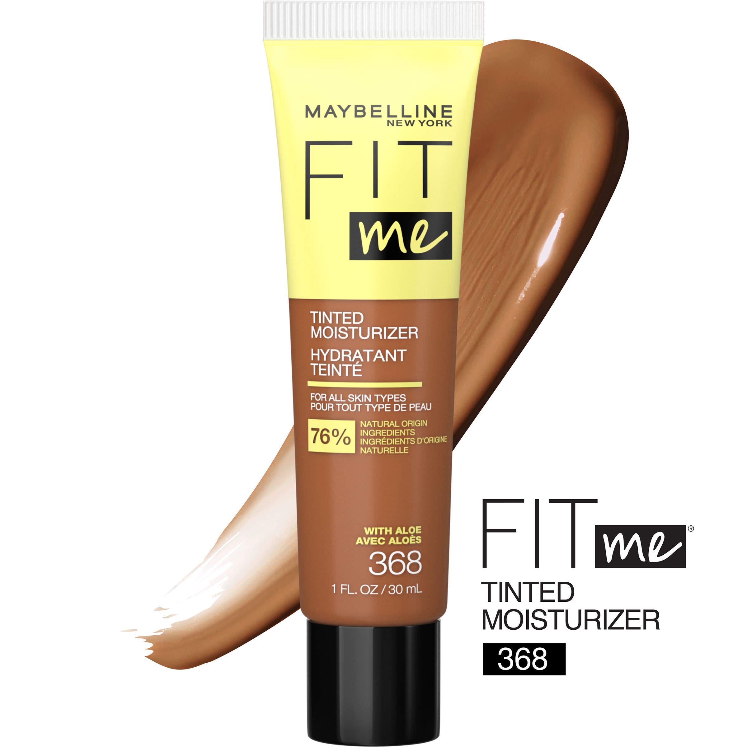 Foto 3 pulgar | Crema Hidratante Con Color Maybelline Fit Me Natural Coverage 368 Ml - Venta Internacional.