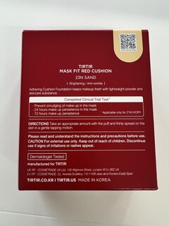 Foto 6 | Mascarilla Tirtir De Cushion Foundation, Color Rojo, Duradera, 4,5 Ml, 23 N - Venta Internacional.