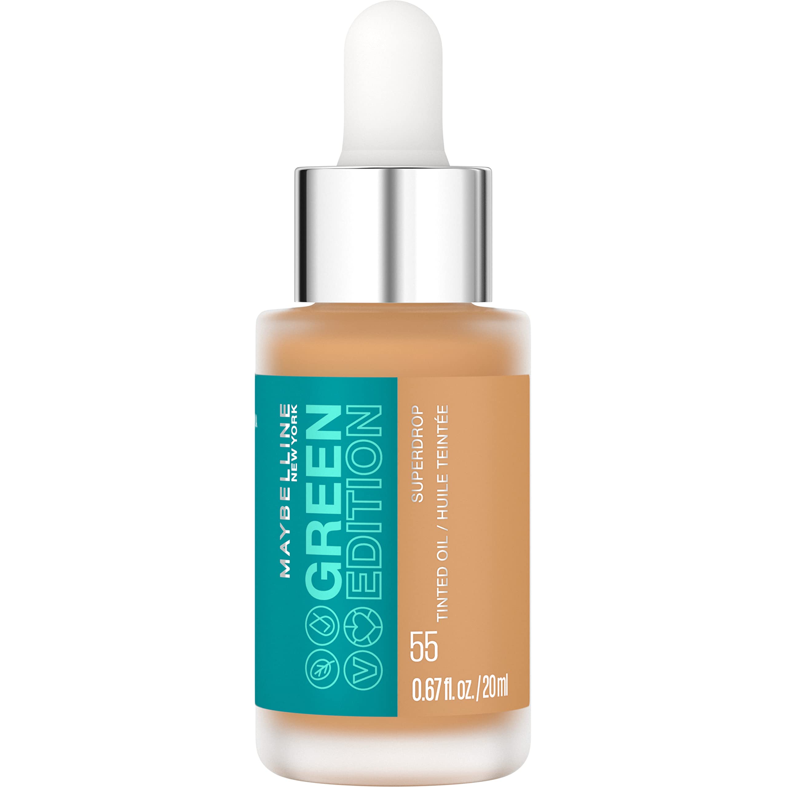 Foto 1 | Makeup Maybelline Green Edition Superdrop Teted Oil Base 55 - Venta Internacional.