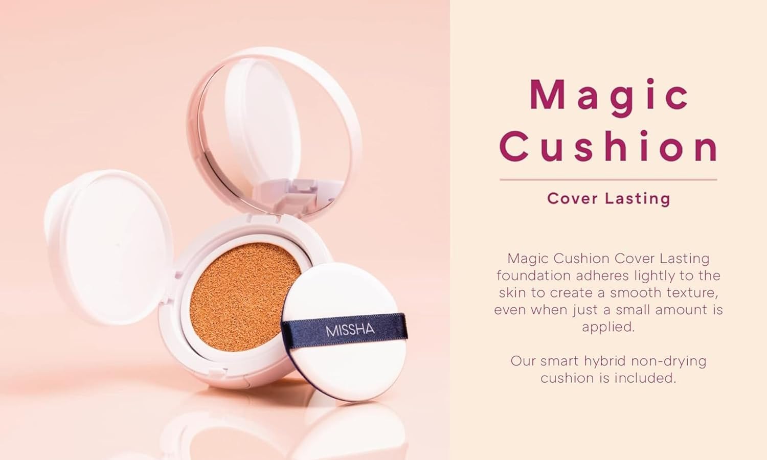 Foto 2 | Cushion Foundation Missha Magic No.23, Color Beige Claro, Paquete De 2 - Venta Internacional.