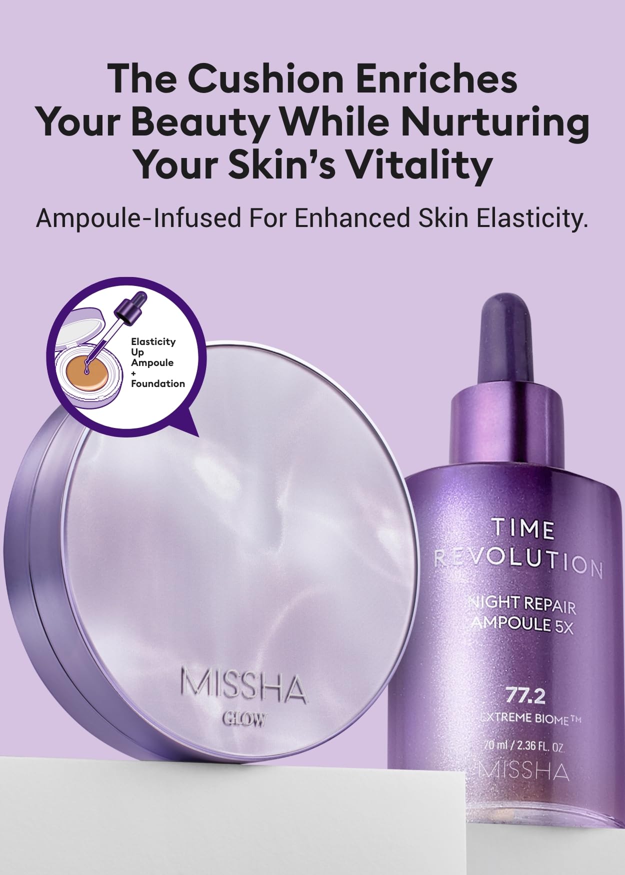 Foto 5 pulgar | Cushion Foundation Missha Serum Cushion Glow Layering Fit - Venta Internacional.
