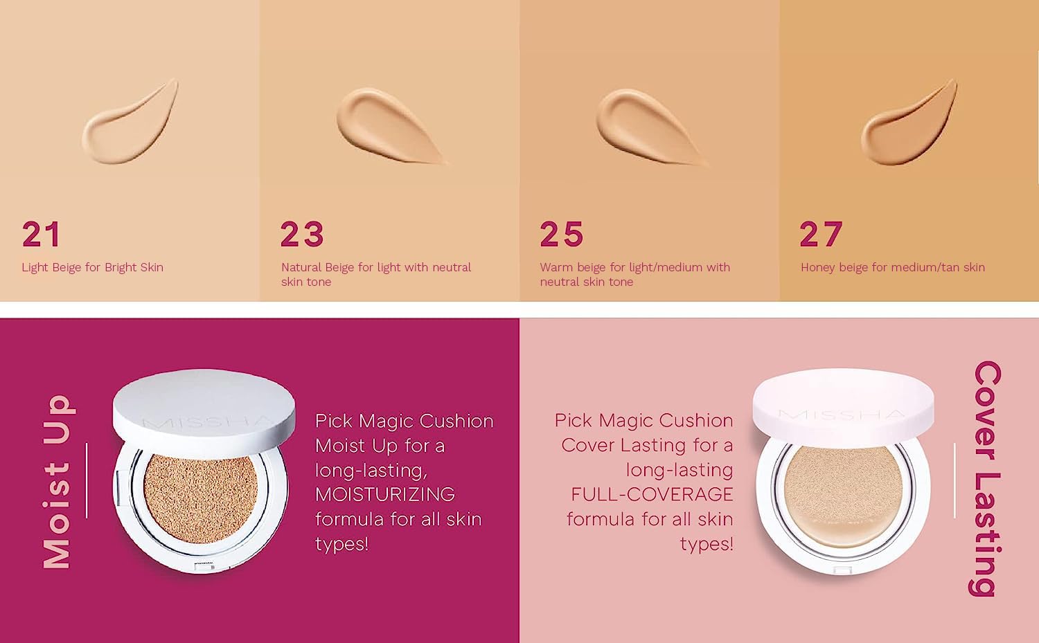 Foto 6 pulgar | Base De Maquillaje Missha Magic No.23 Natural Beige - Venta Internacional.